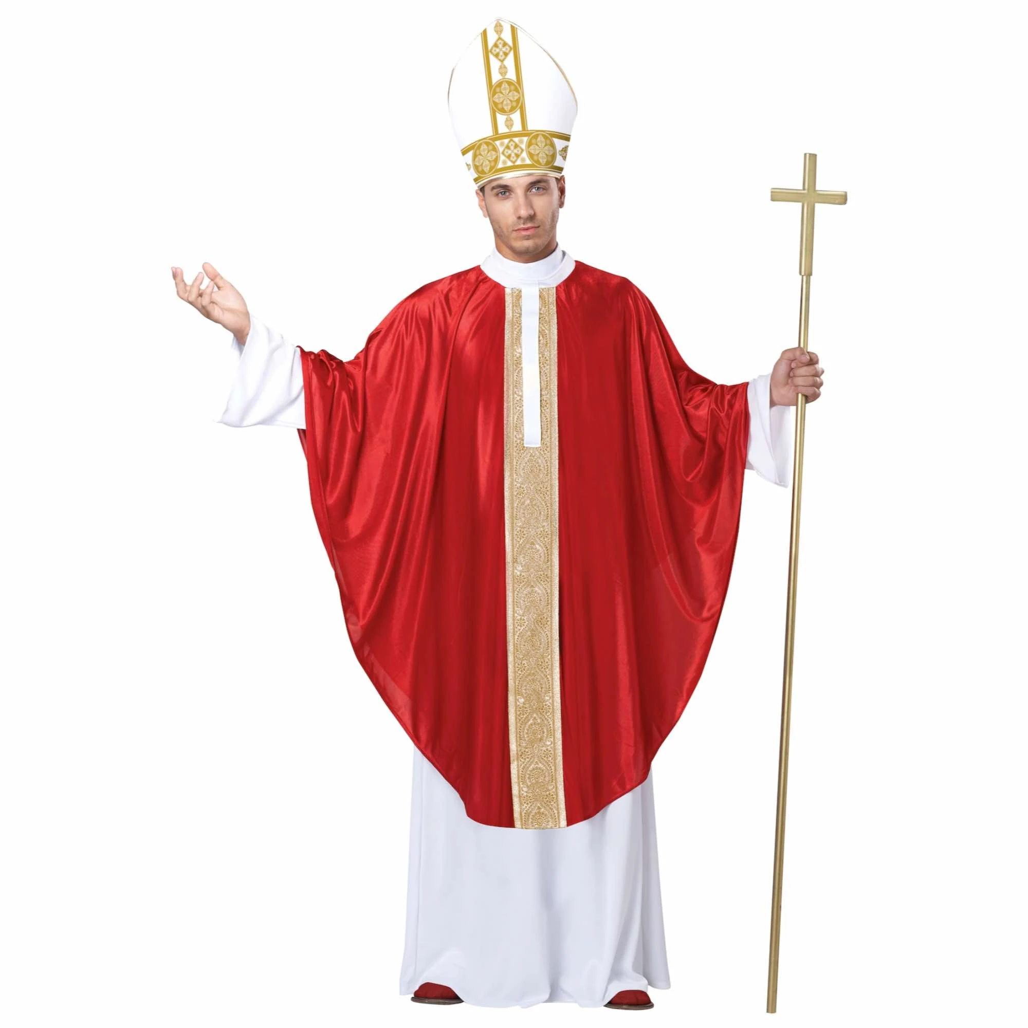 The Pope Priest Father Bishop Cardinal Men Costume