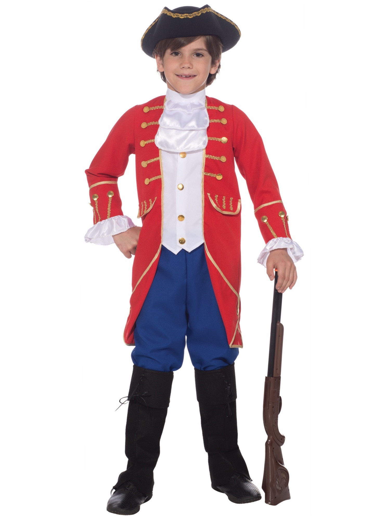 Founding Father Colonial George Washington US President Child Boys Costume