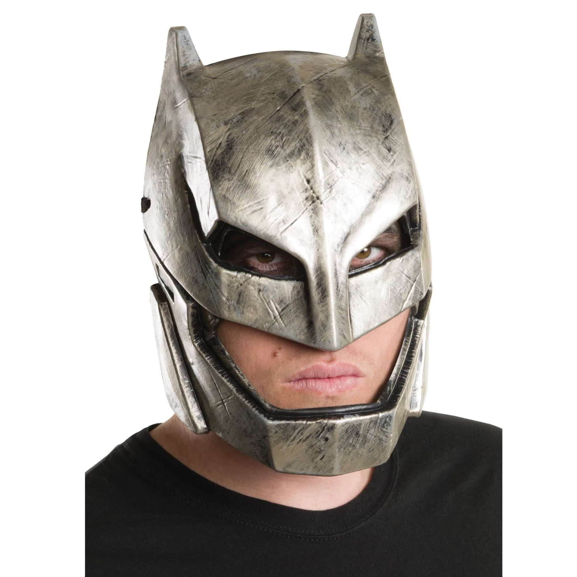 Armored Batman v Superman Dawn of Justice Superhero Mens Costume 3/4 Vinyl Mask