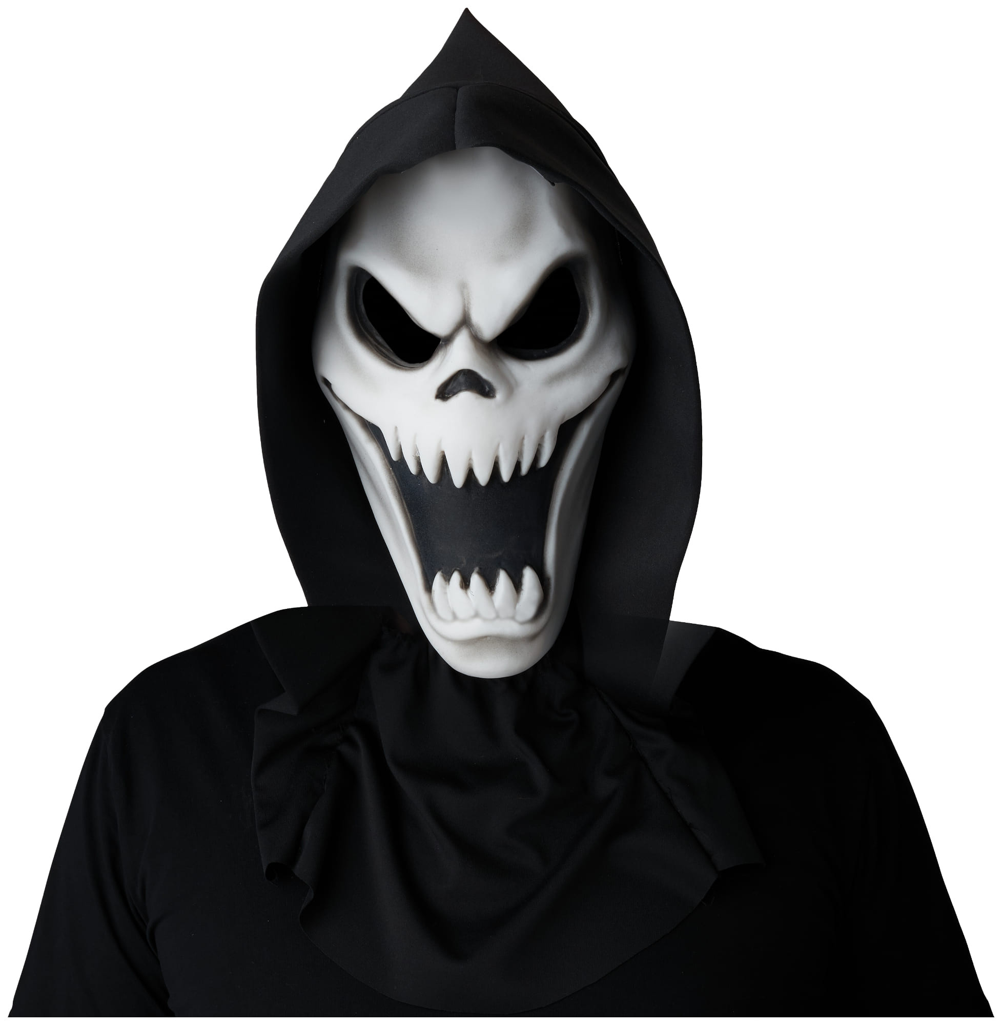 Spectre Haunted Ghost Evil Spirit Horror Adult Mens Costume Light Up 1/2 Mask