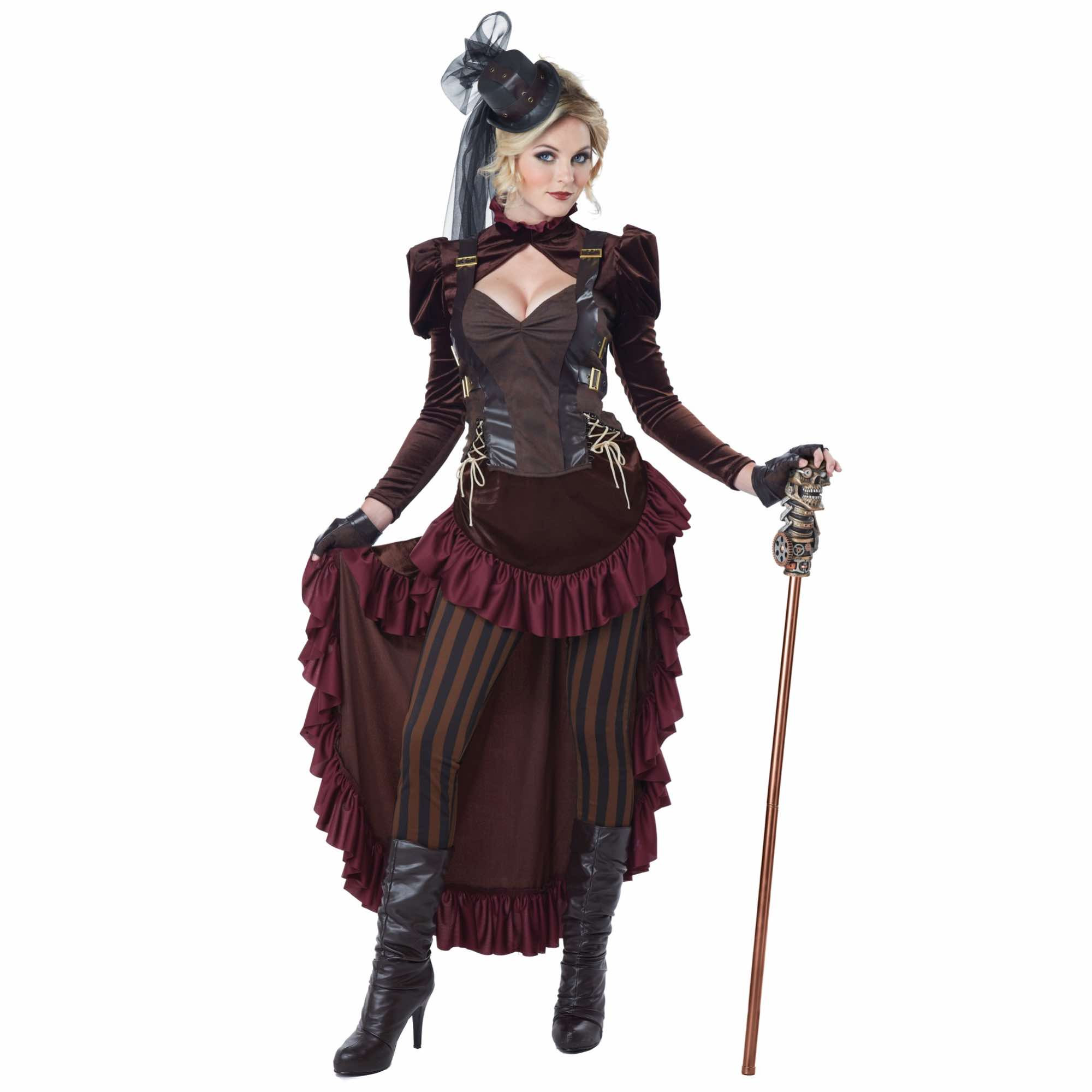 Victorian Steampunk Gothic Western 19th Century Science Fiction Womens Costume