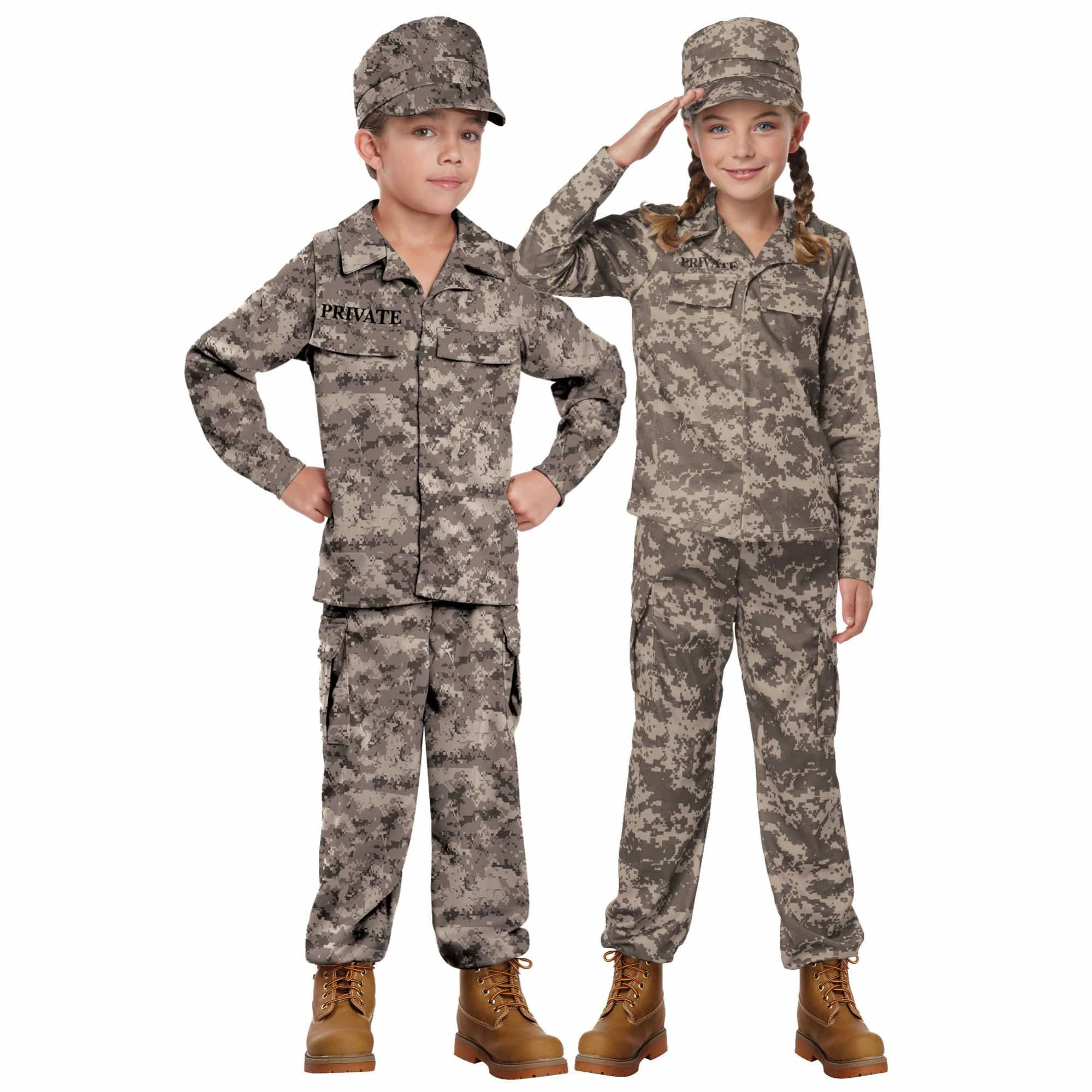Soldier Army Military Seal Team Camouflage Commando Book Week Boys Costume