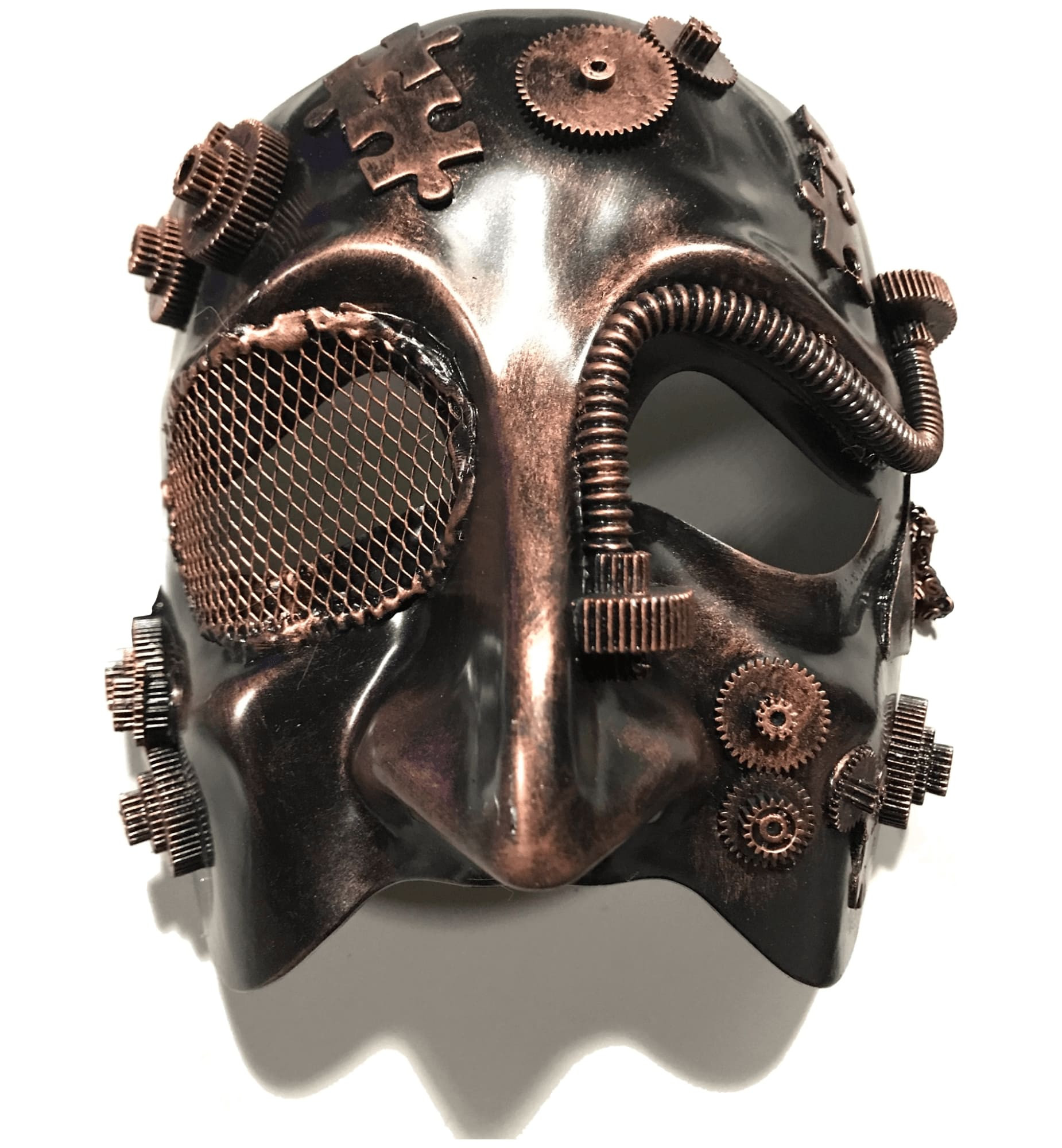 Steampunk Science Fiction Fantasy Victorian Bronze Male Men Costume Mask