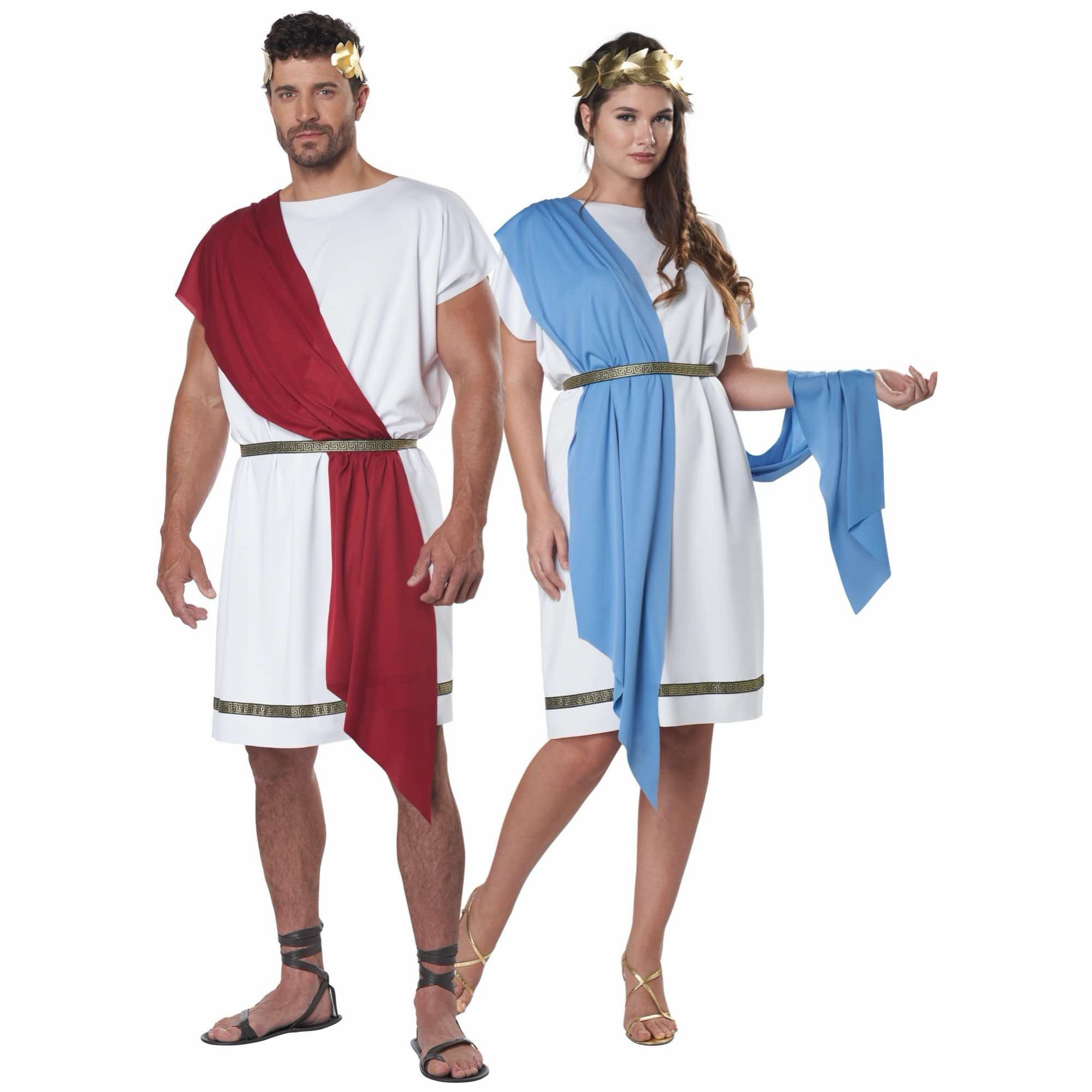 Party Toga Greek Roman Goddess Ancient Caesar Unisex Mens Womens Costume