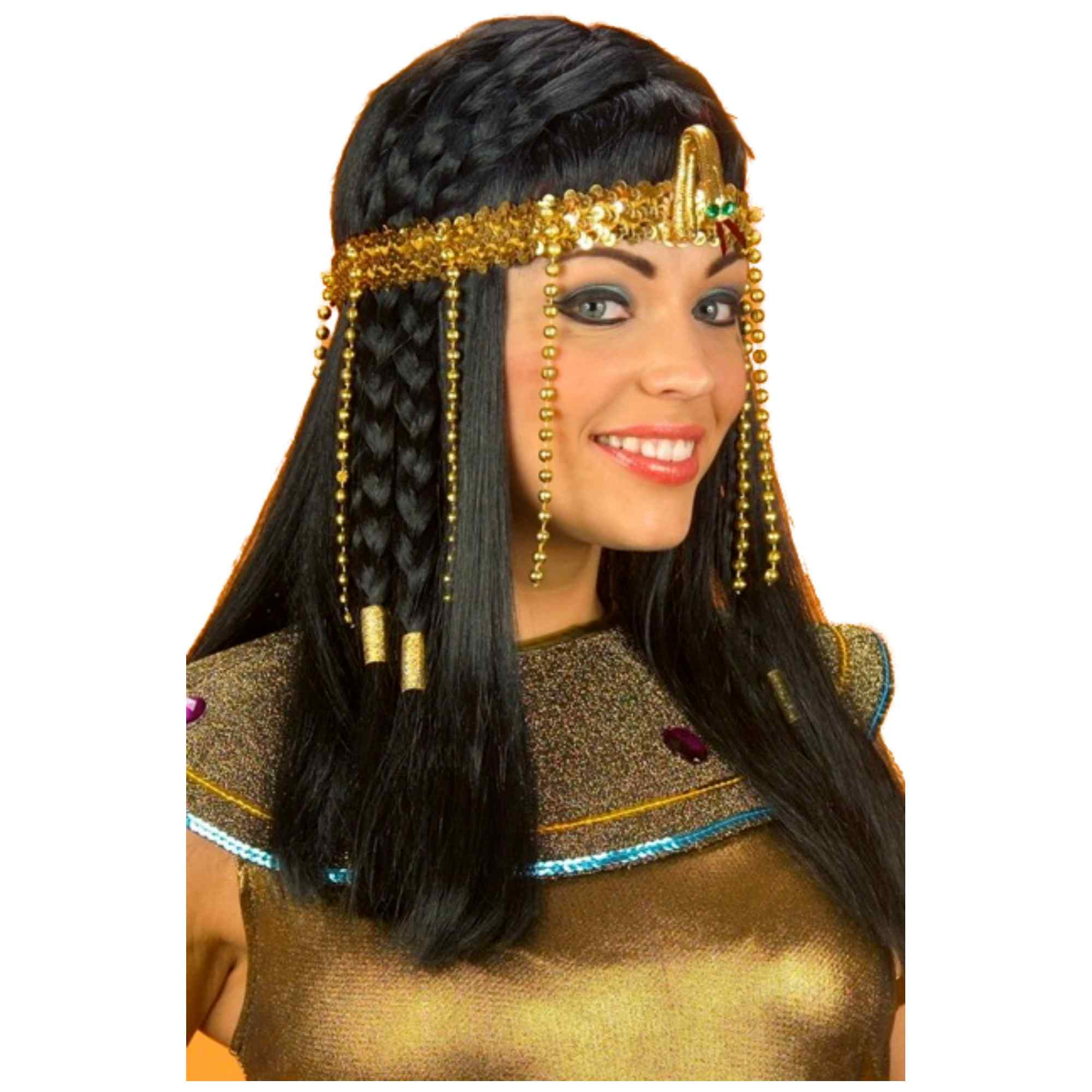 Egyptian Cleopatra Queen of Nile Beaded Snake Headpiece Costume Headband