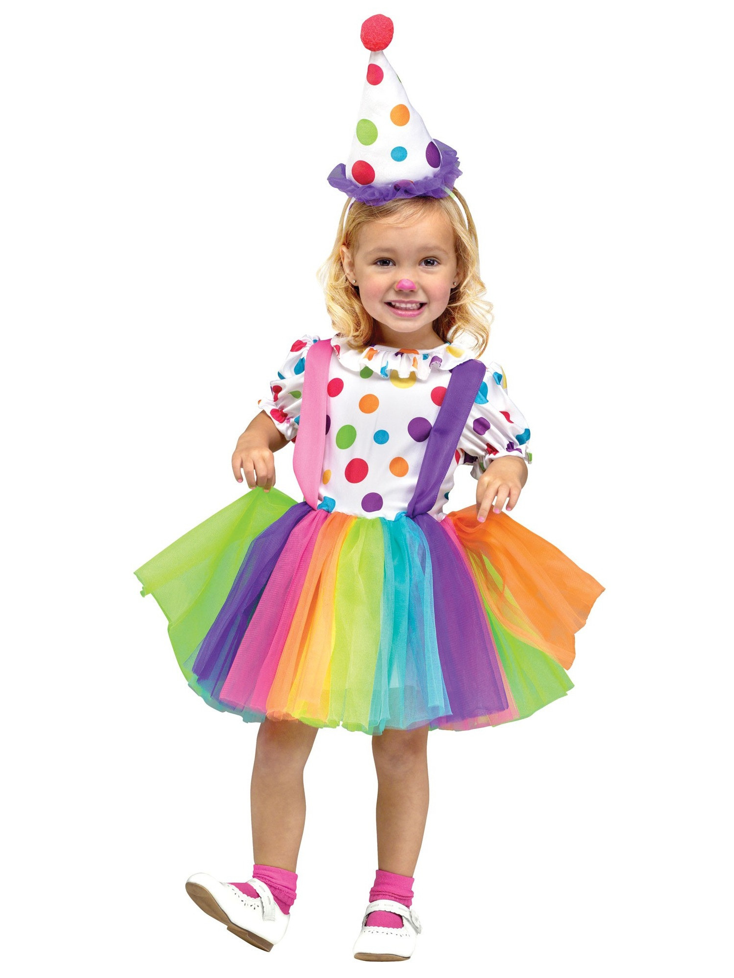 Big Top Fun Clown Circus Girls Toddler Costume