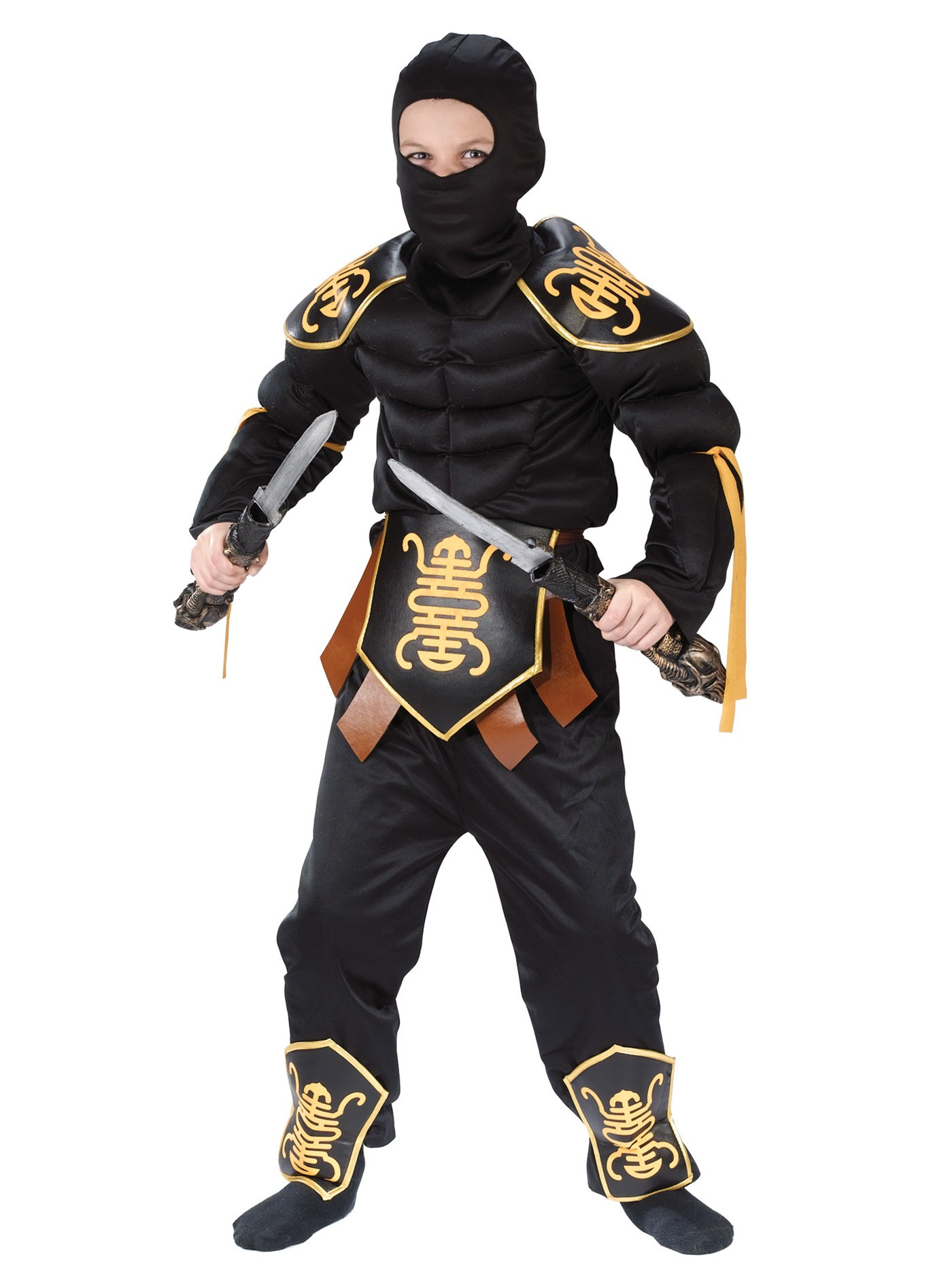 Stealth Ninja Muscle Warrior Japanese Martial Arts Book Week Boys Costume