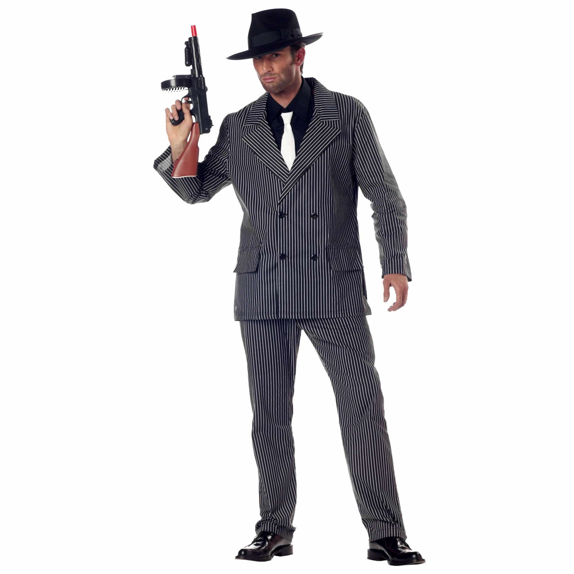 Gangster Mobster 1920s 30s 60s Mob Mafia Chicago Mens Costume