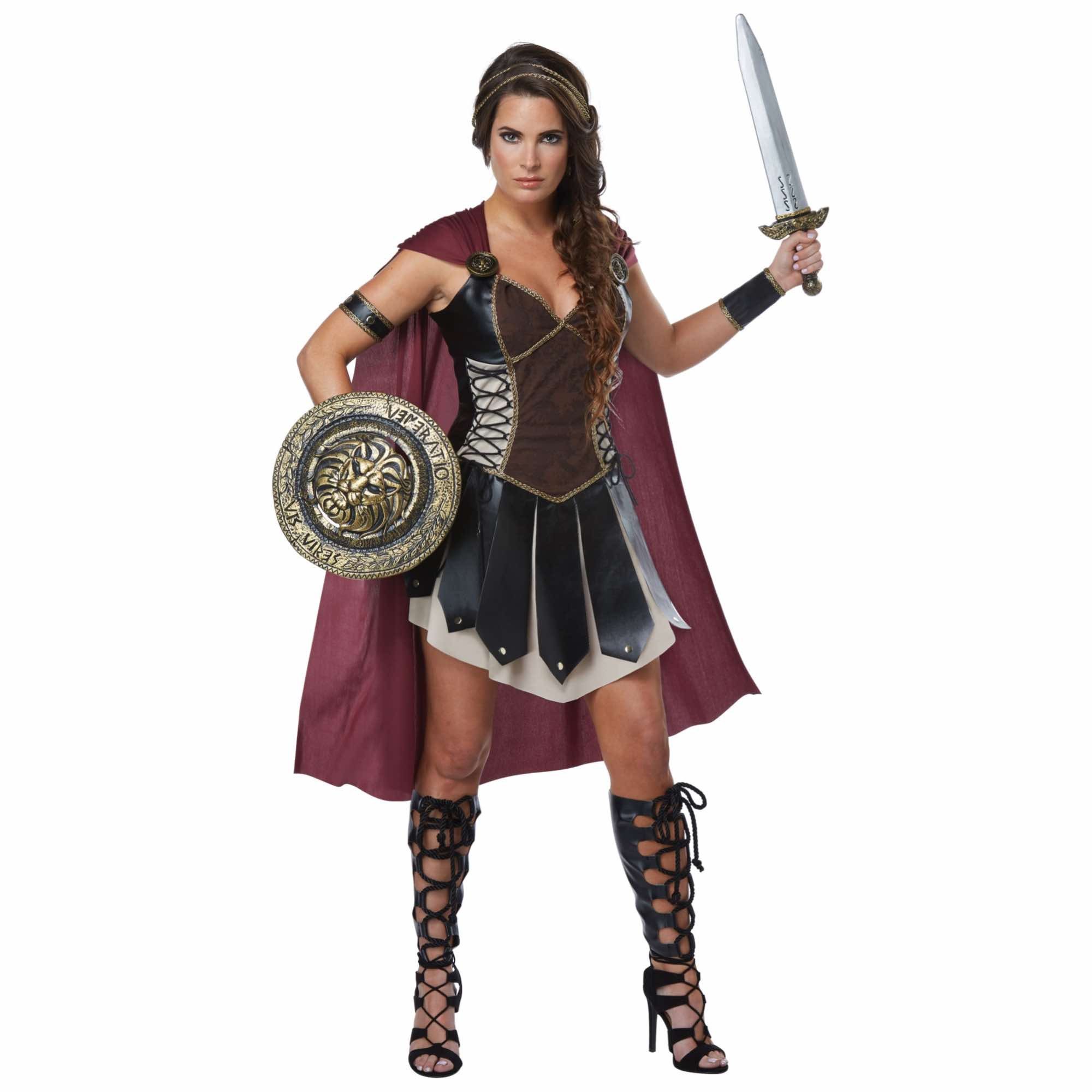Glorious Gladiator Xena Warrior Roman Spartan Medieval Womens Costume