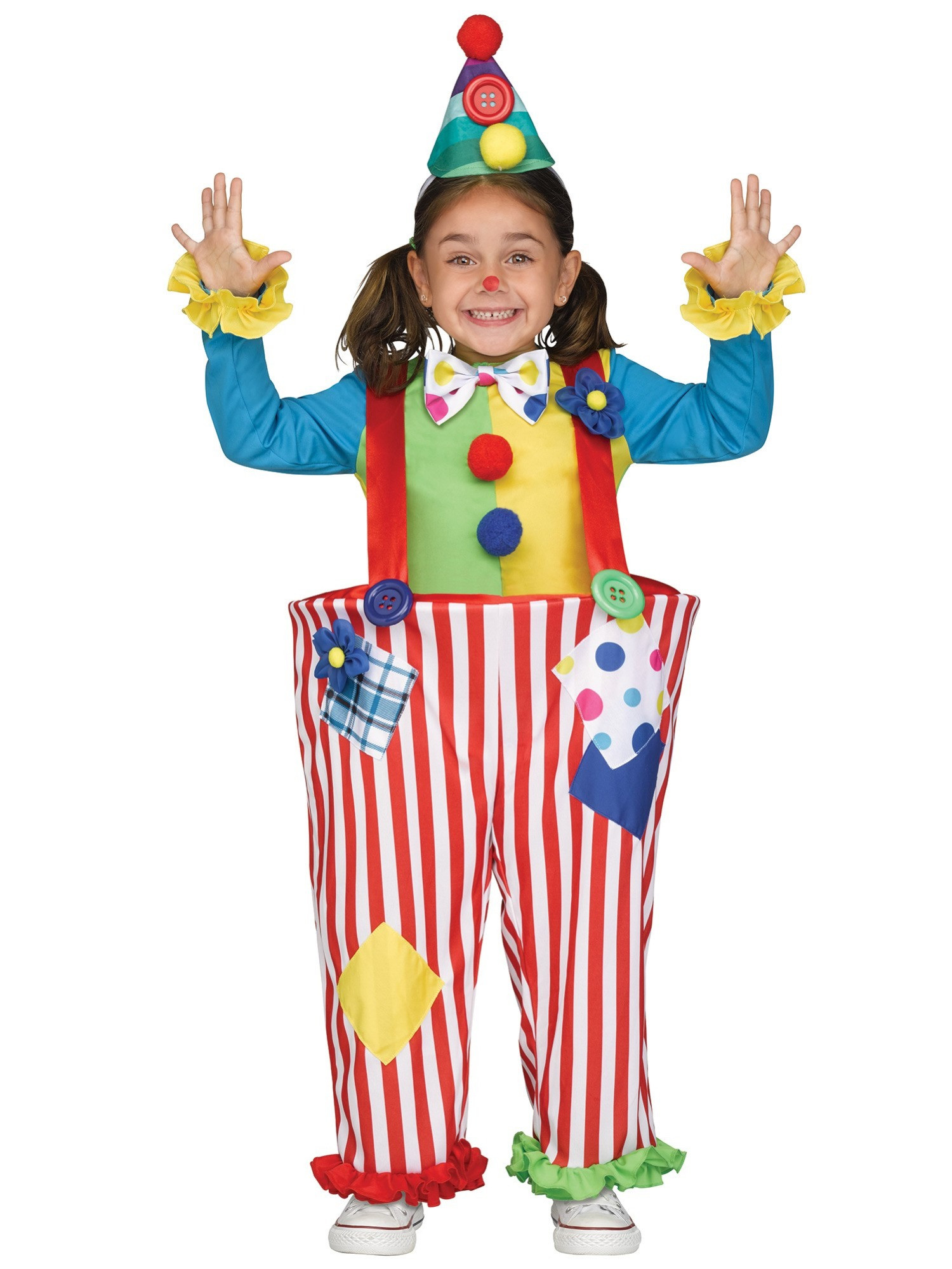 Crazy Clown Circus Birthday Party Funny Book Week Boys Girls Costume 4-6