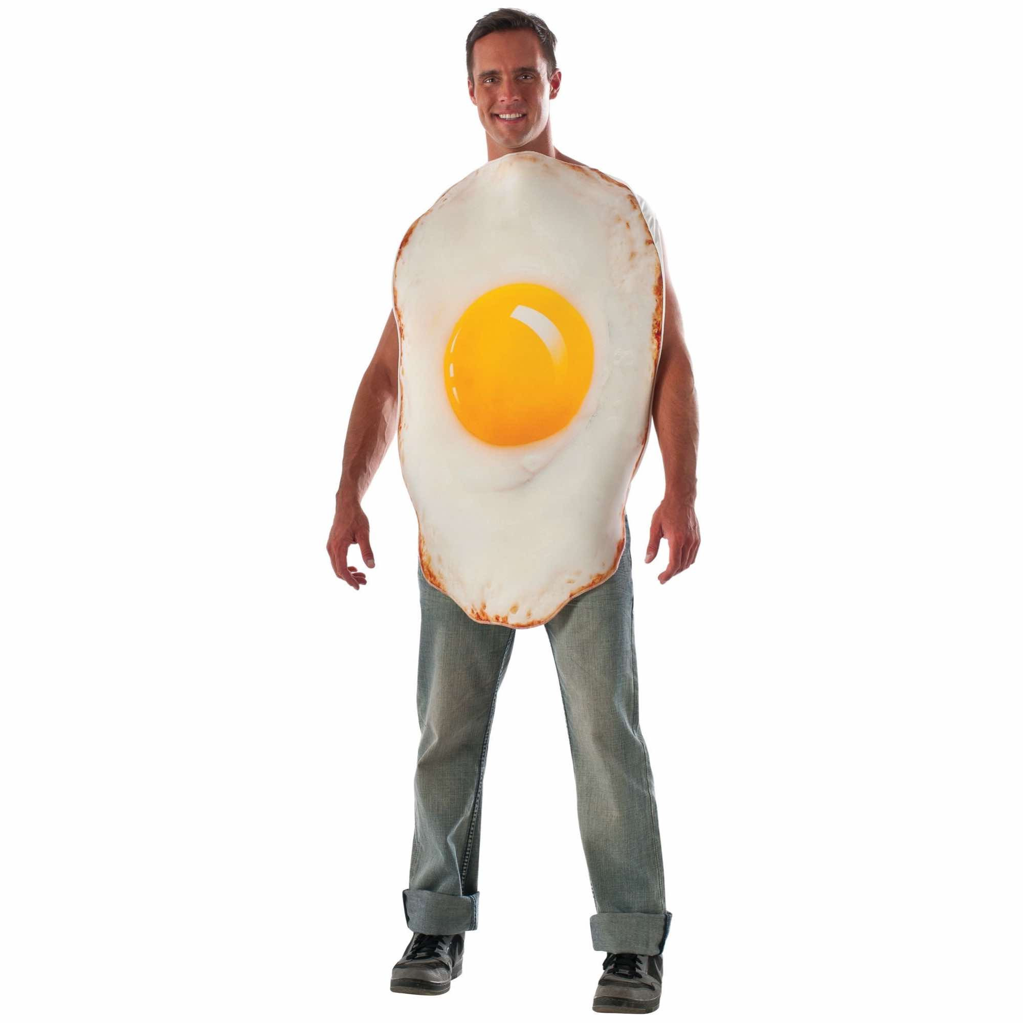The Yolk’s On You Fried Egg Breakfast Food Funny Womens Mens Costume