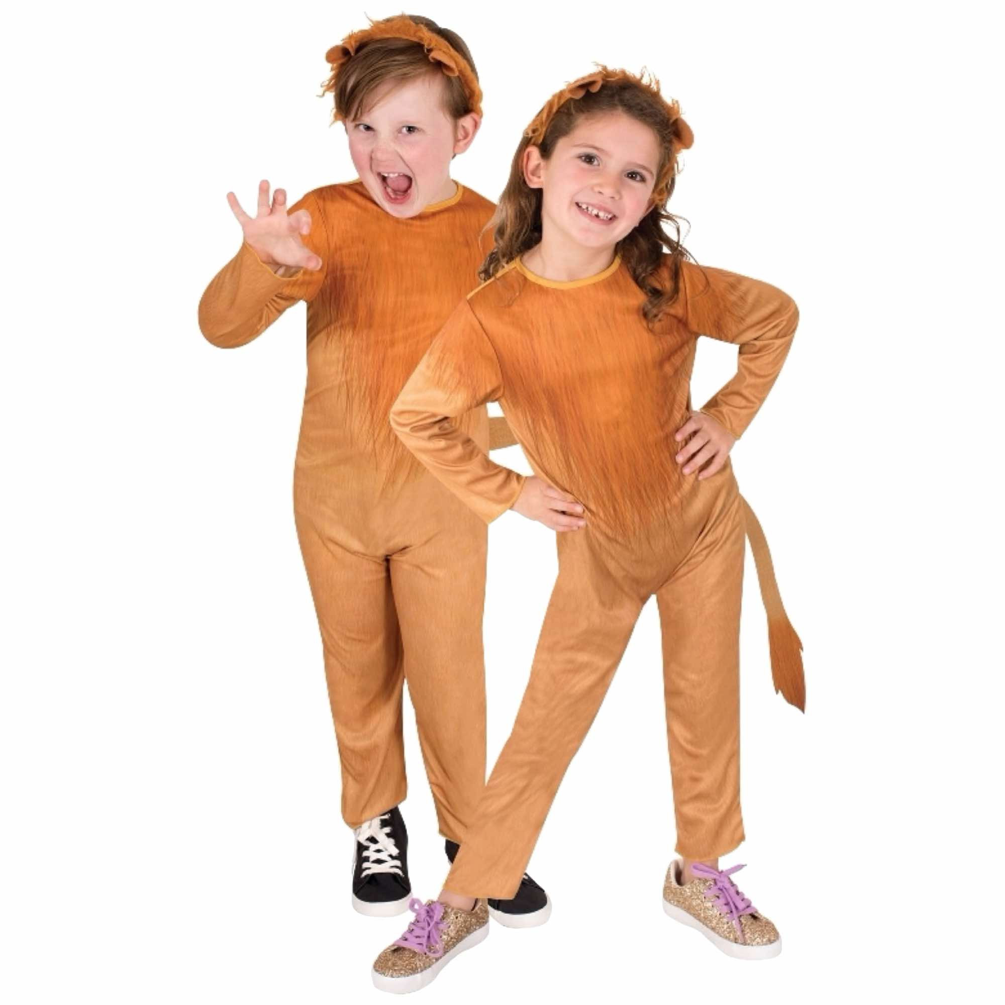 Lion King Of Jungle Wild Animal African Book Week Girls Boys Costume