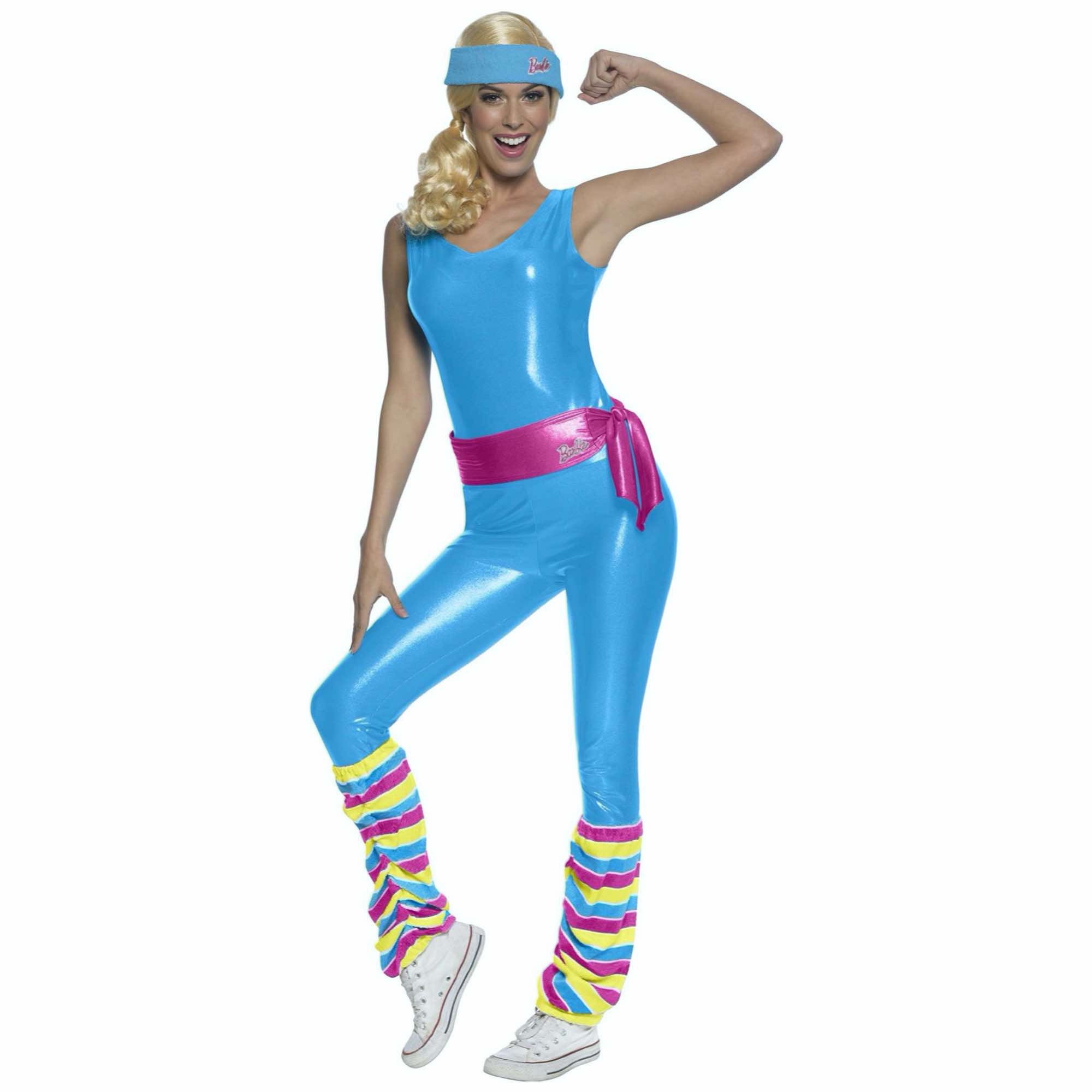 Barbie Exercise 1980s Doll Toys Mattel Gym Trainer Adult Womens Costume