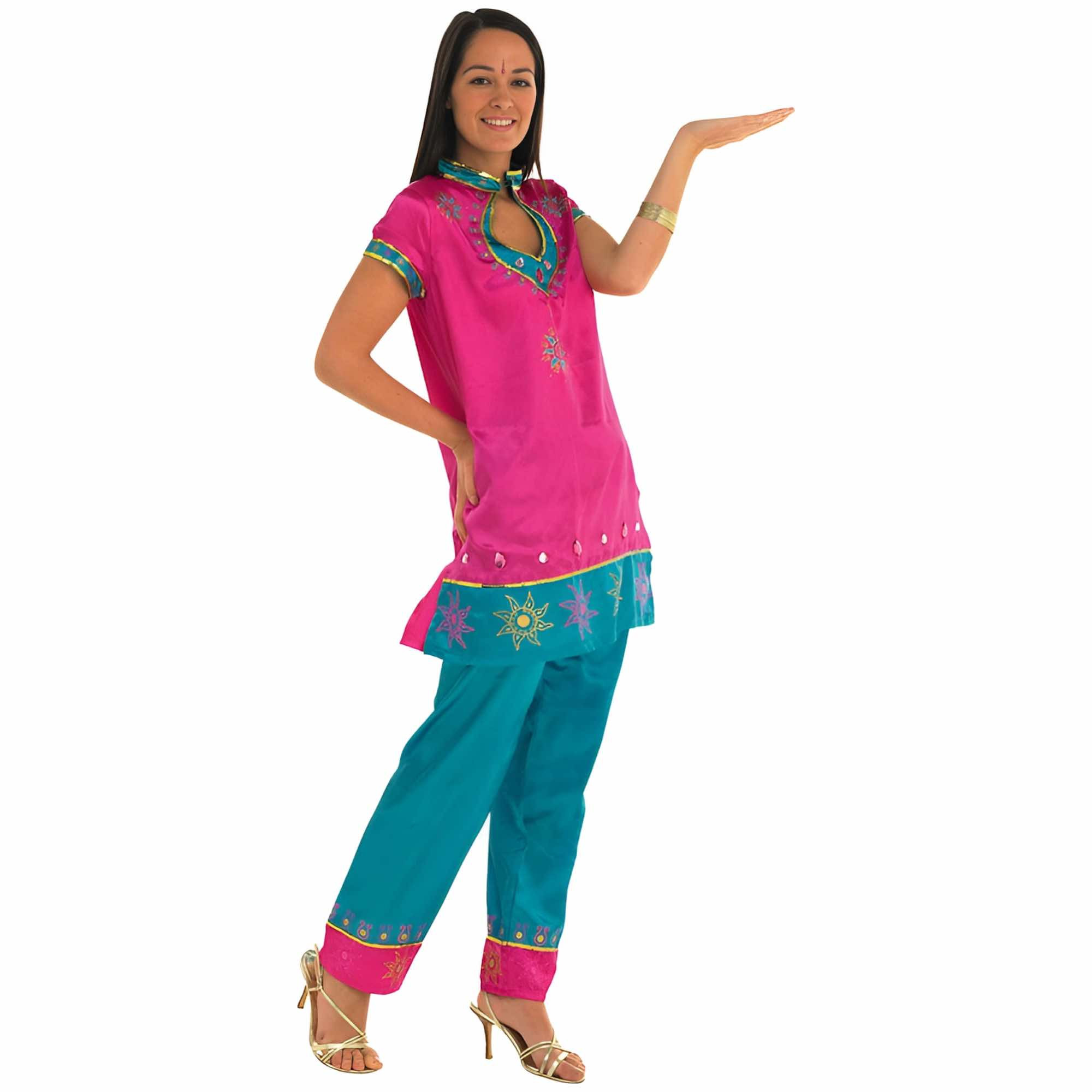 Bombay Leading Lady Indian India Pink Women Costume