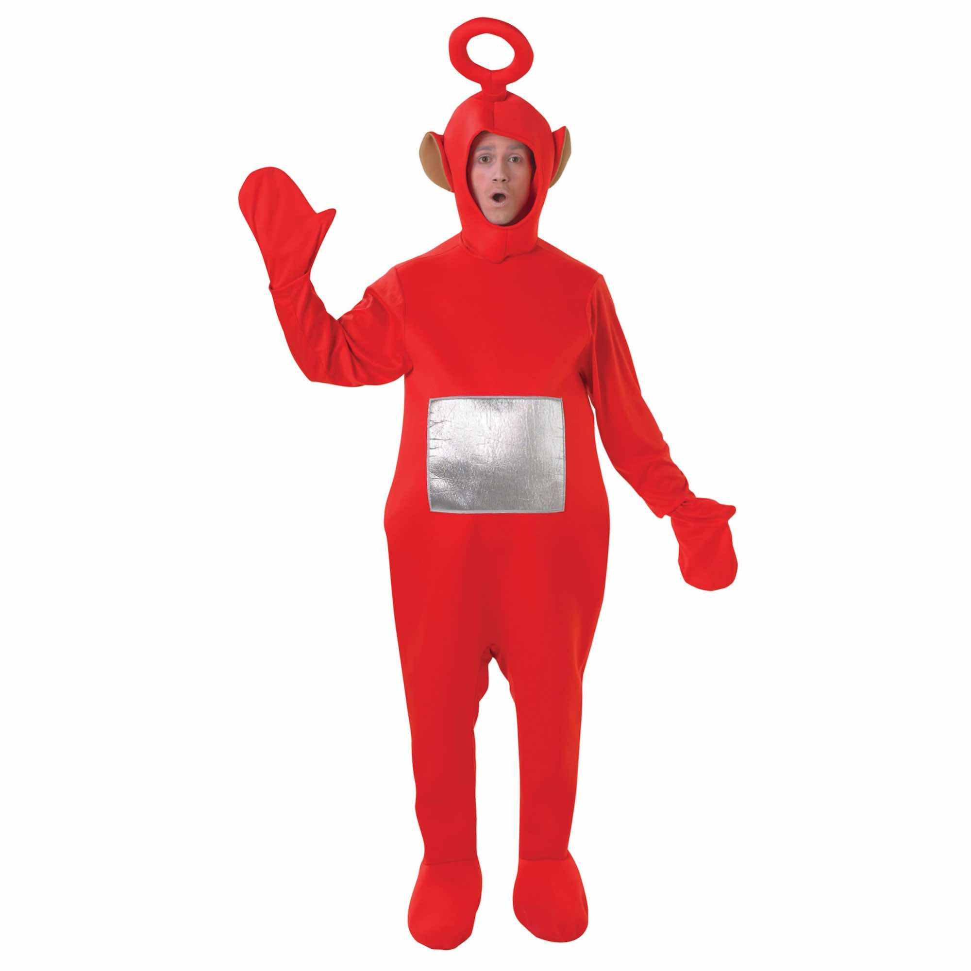Teletubbies PO Red  Adult TV Dress Up Women Men Costume STD