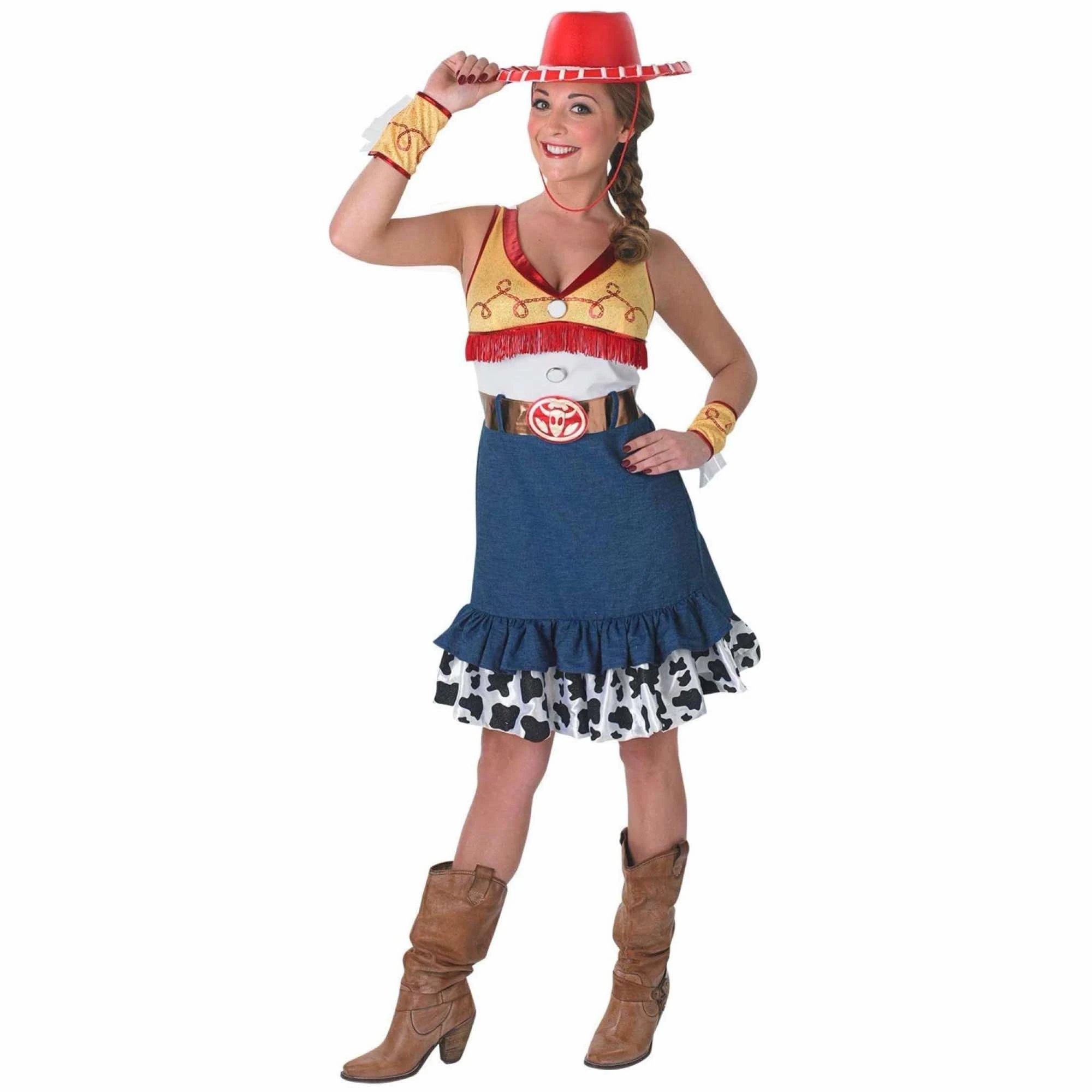 Sassy Jessie Disney Toy Story Movie Cowgirl Licensed Adult Womens Costume