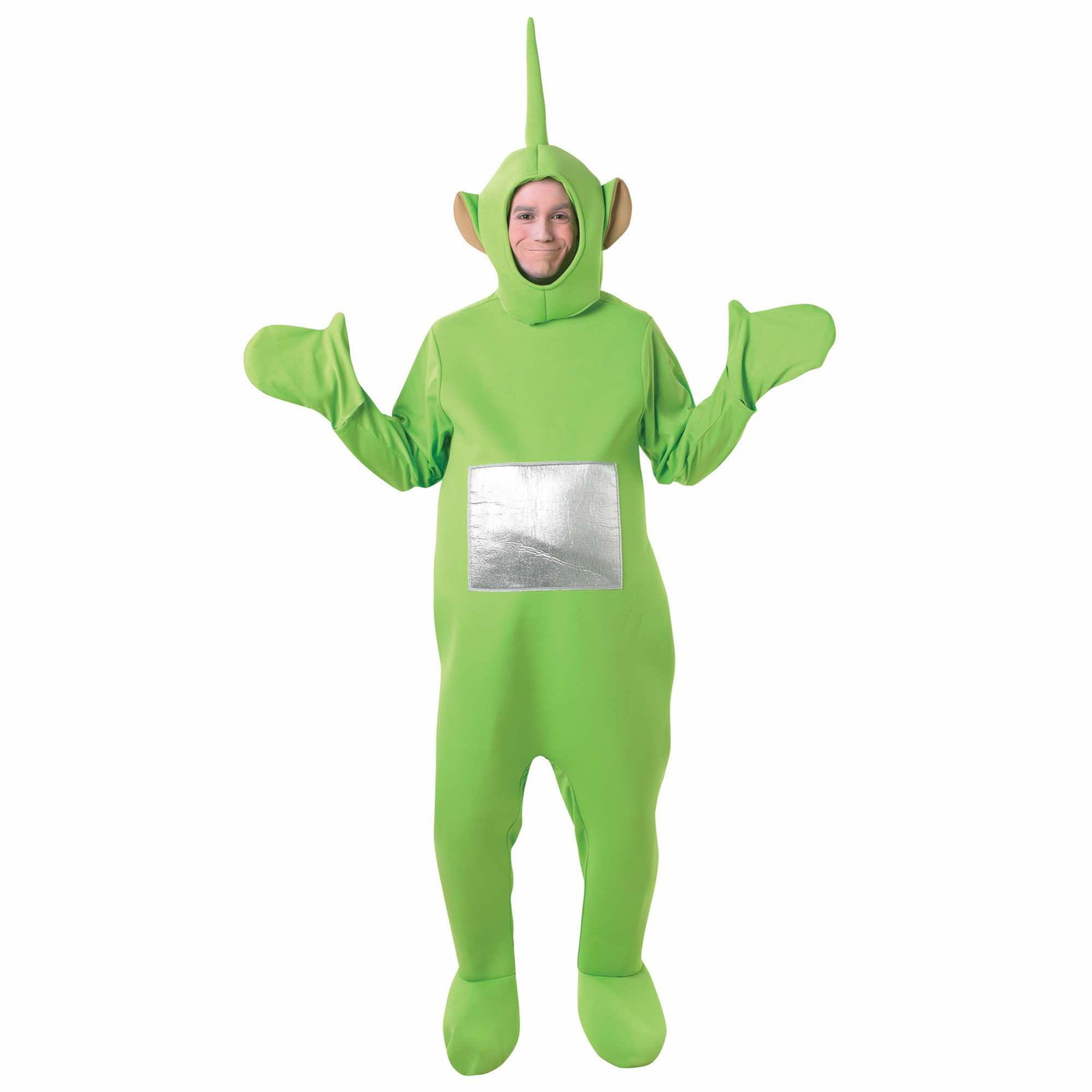 Teletubbies Dipsy Green TV Adult Dress Up Women Men Costume STD