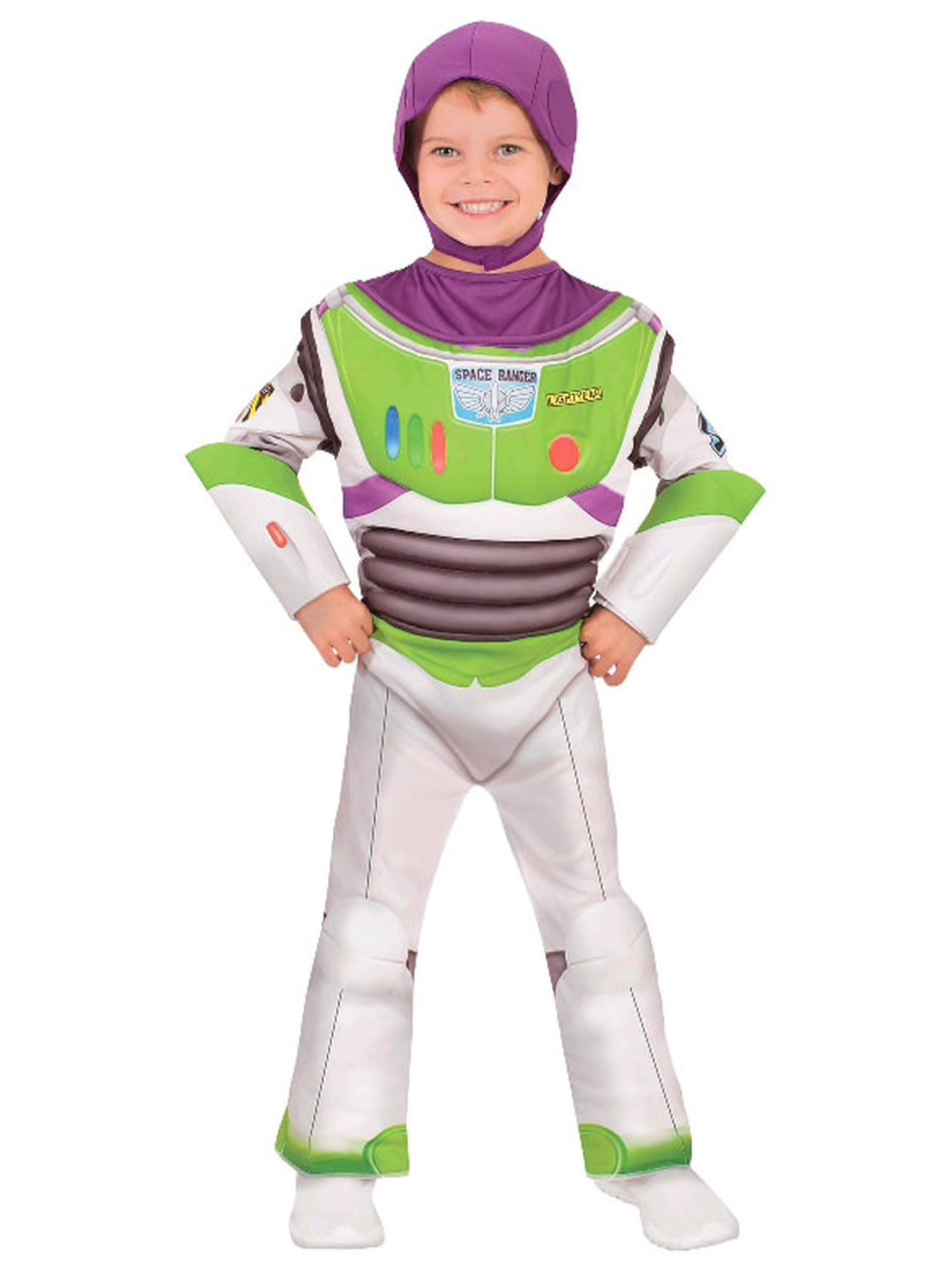 Buzz Lightyear Deluxe Disney Toy Story 4 Movie Book Week Child Boys Costume 3-5