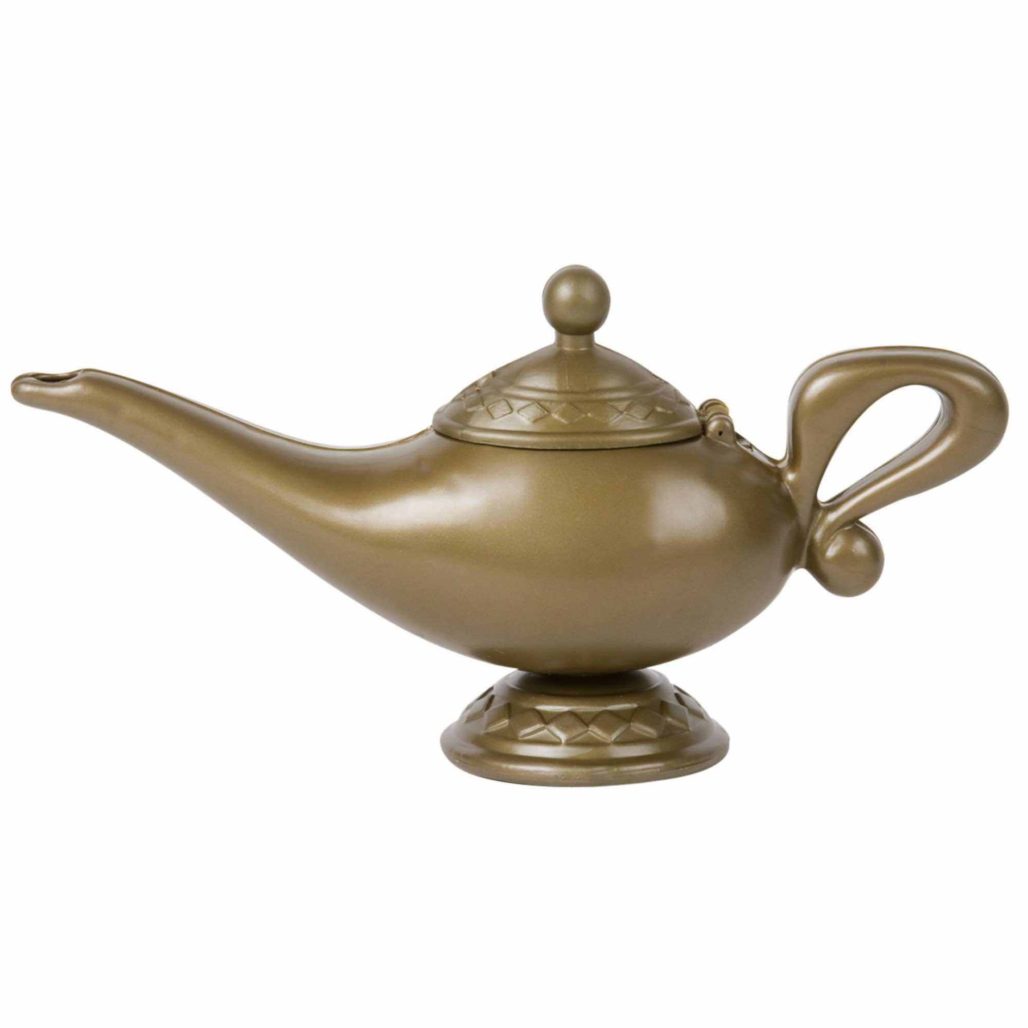Genie Lamp Magic Arabian Aladdin Alibaba Sultan Women Men Costume Props
