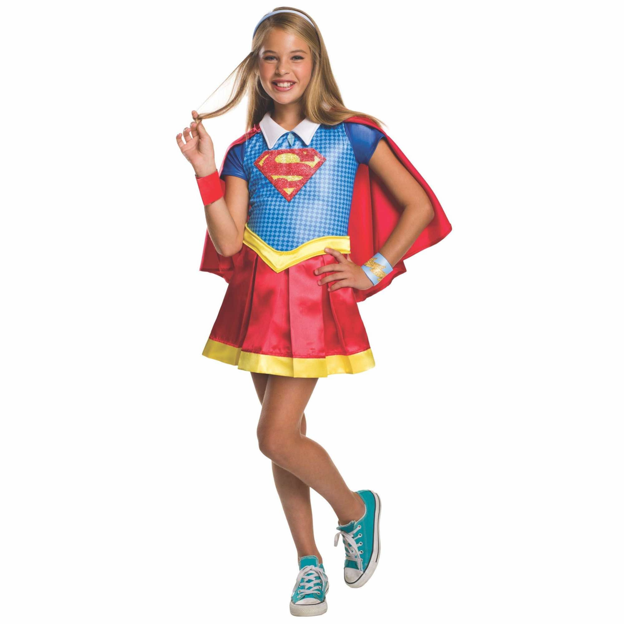 Supergirl Deluxe DC Comic Super Hero Superhero Movie Book Week Girls Costume