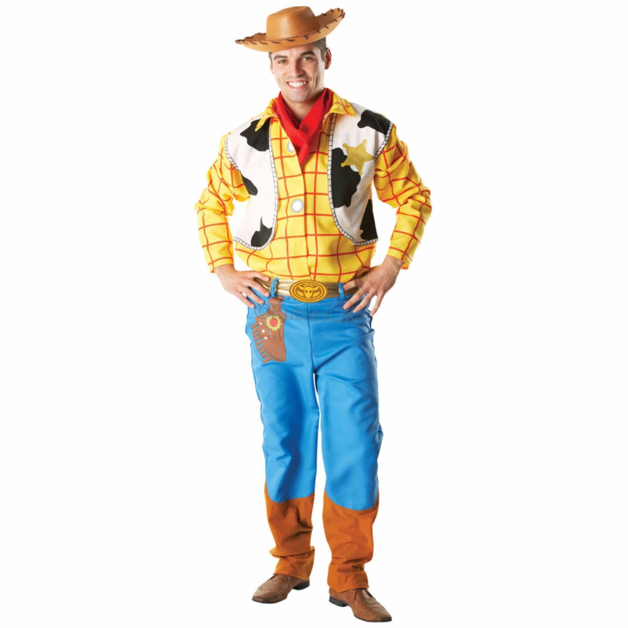 Woody Deluxe Sheriff Woody Pride Toy Story Disney Pixar Cowboy Mens Costume