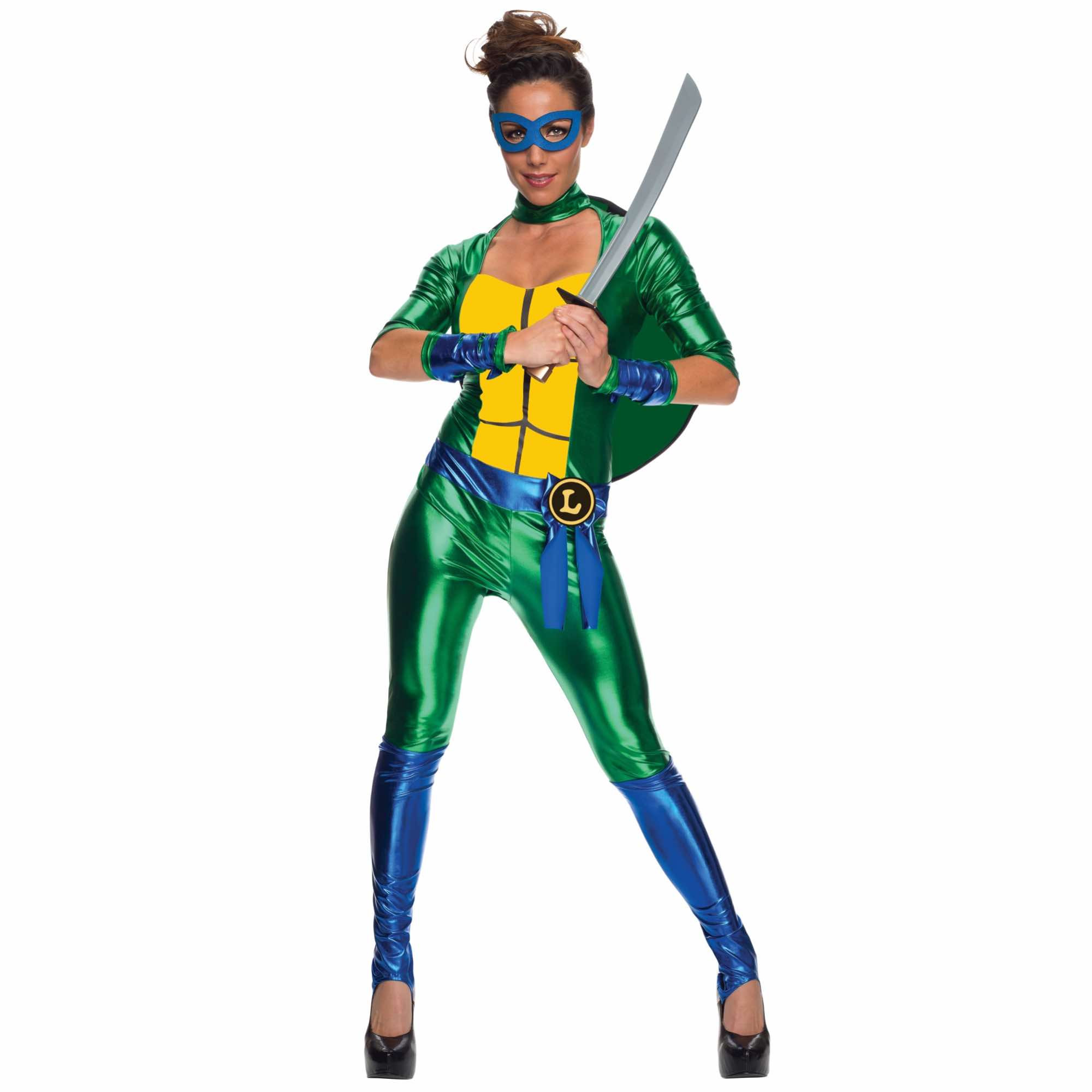 Leonardo Leo Jumpsuit Teenage Mutant Ninja Turtles Superhero Women Costume