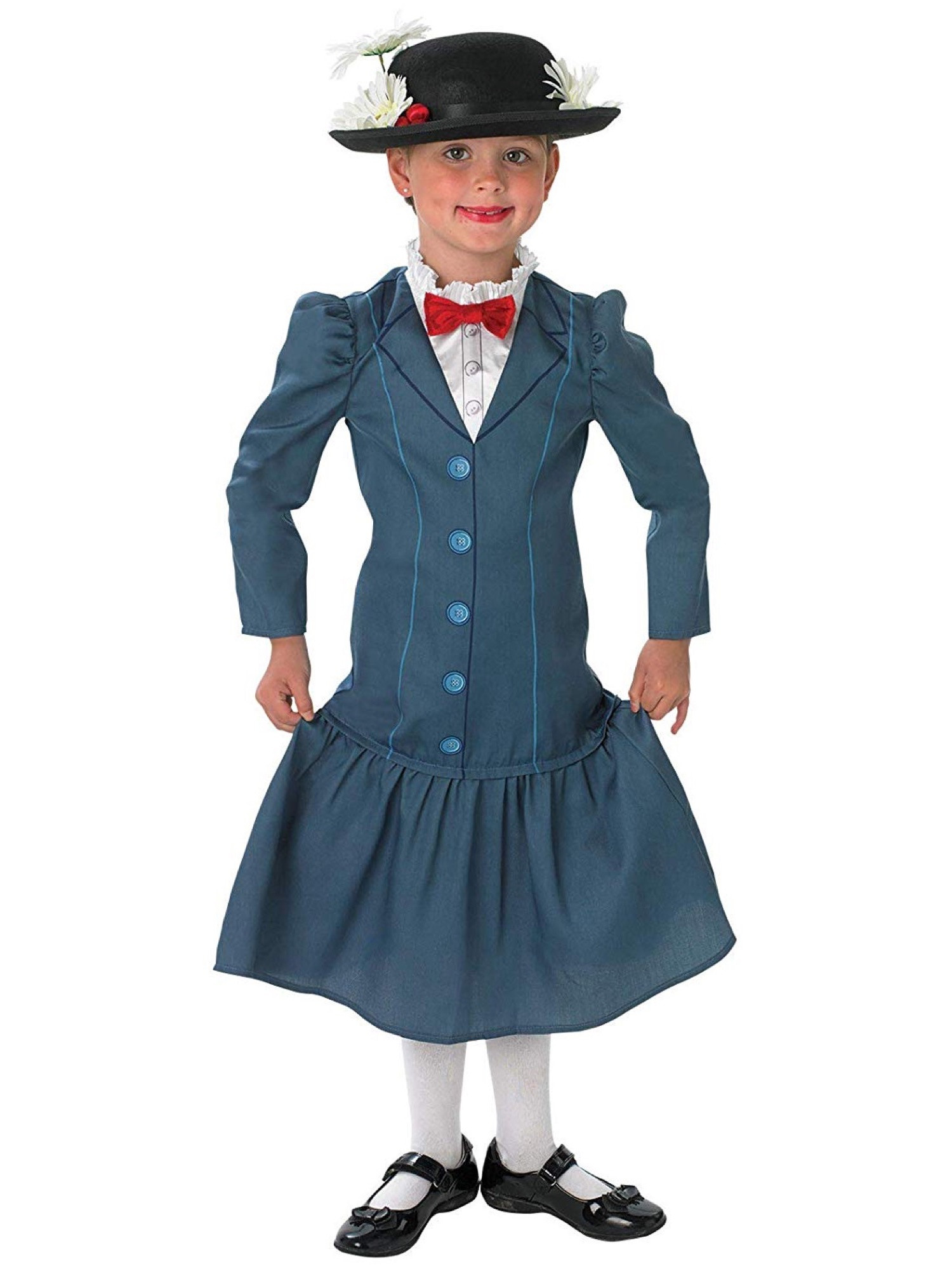 Mary Poppins Classic Deluxe Disney Movie Story Book Week Child Girls Costume
