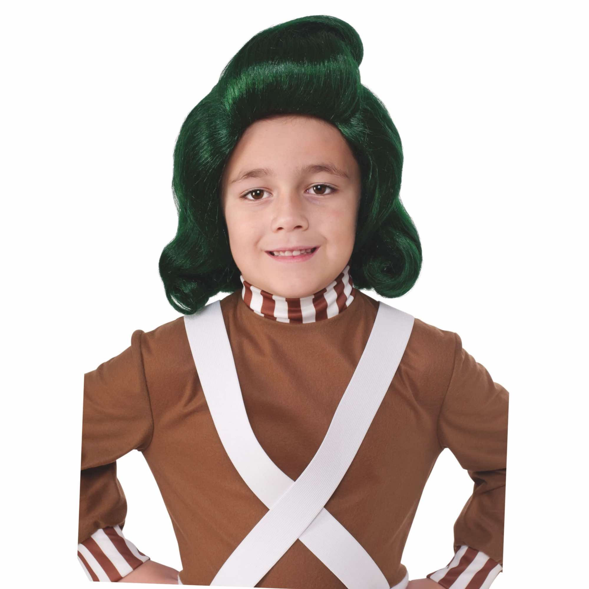 Oompa Loompa Willy Wonka And The Chocolate Factory Book Week Boys Costume Wig