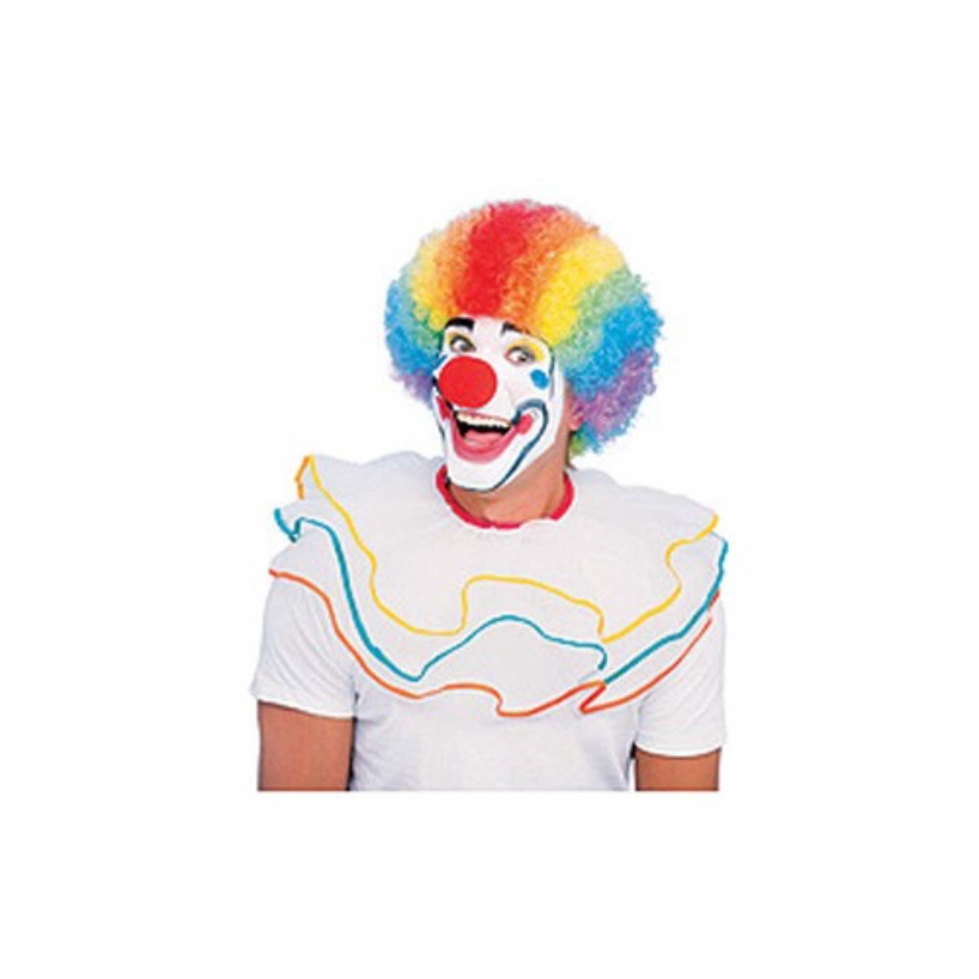 Clown Multicolored Rainbow Circus Funny Costume Men Wig