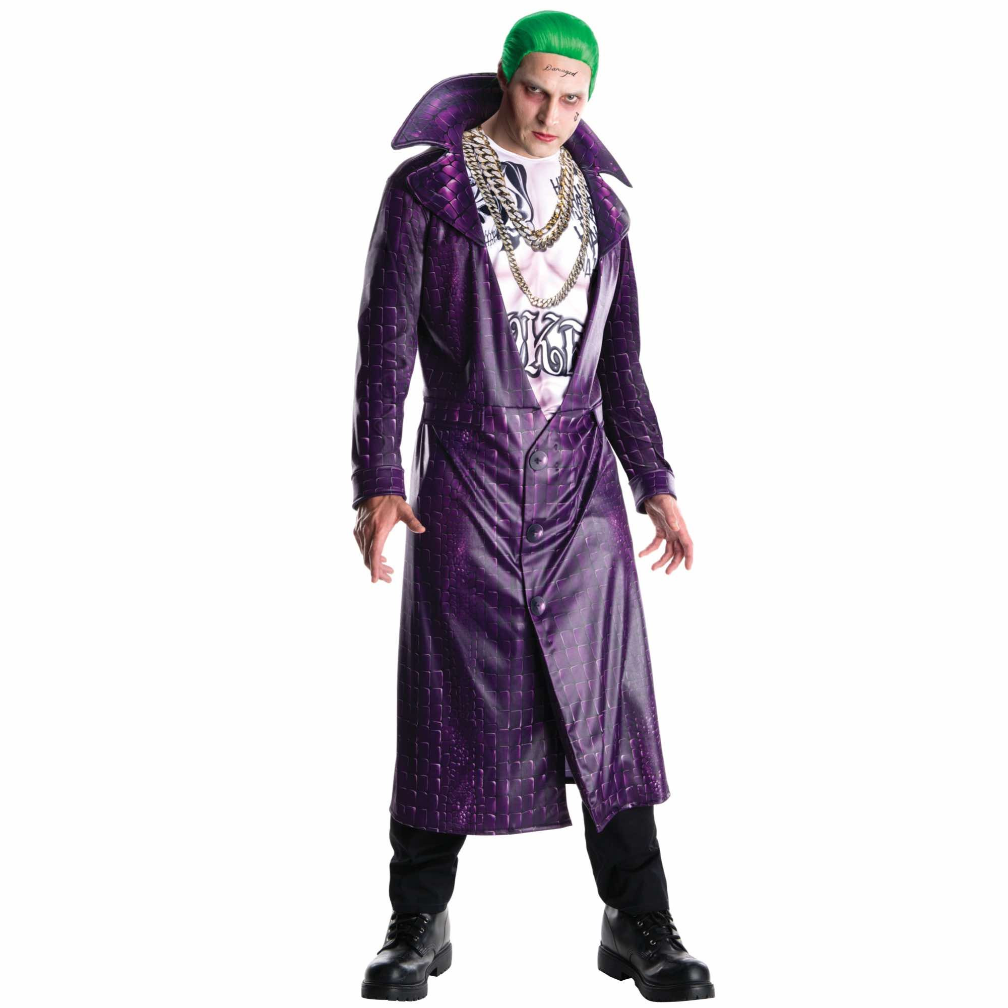 The Joker Suicide Squad Deluxe Super Villain DC Comics Licensed Mens Costume