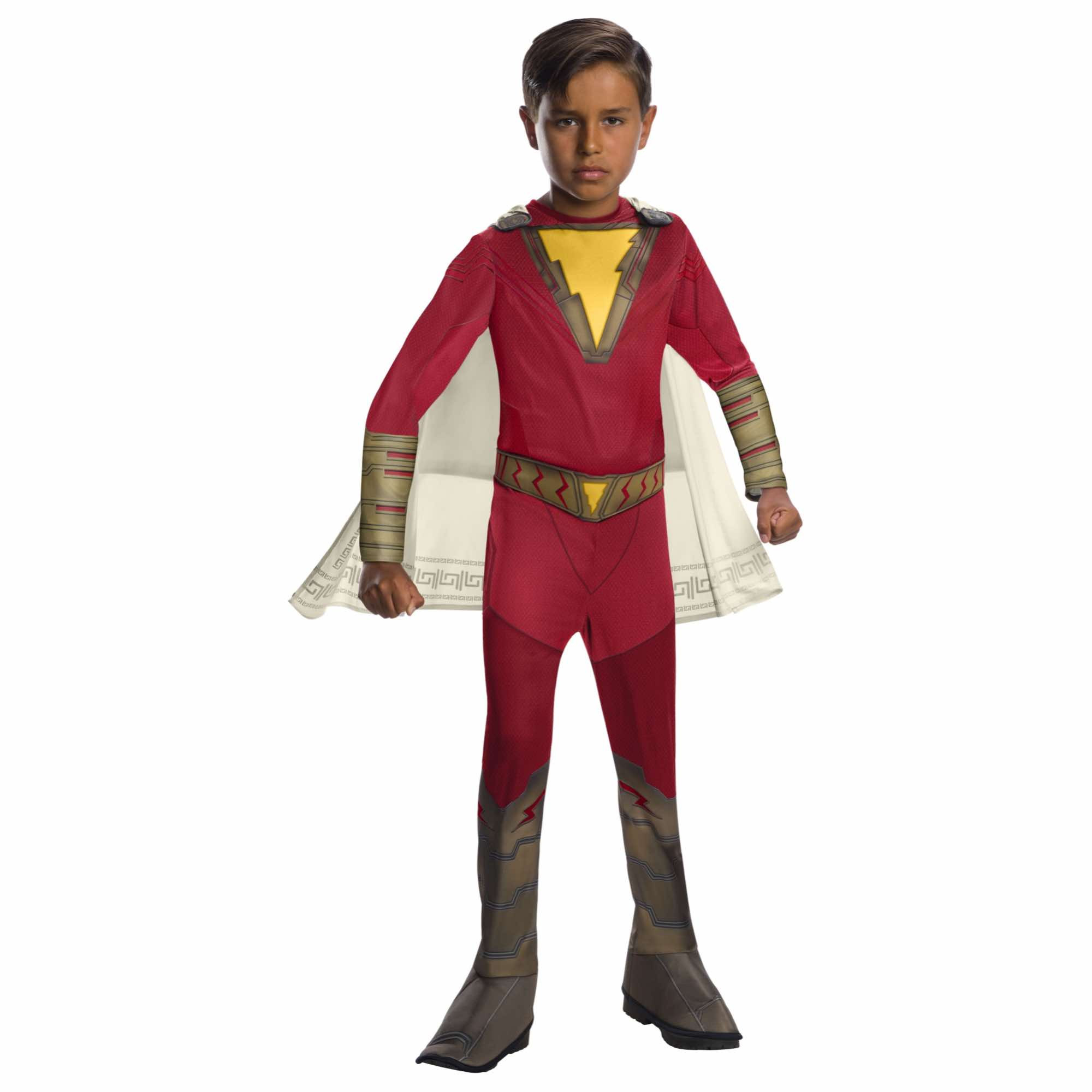 Shazam Classic Captain Marvel DC Comics Wizard Superhero Licensed Boys Costume