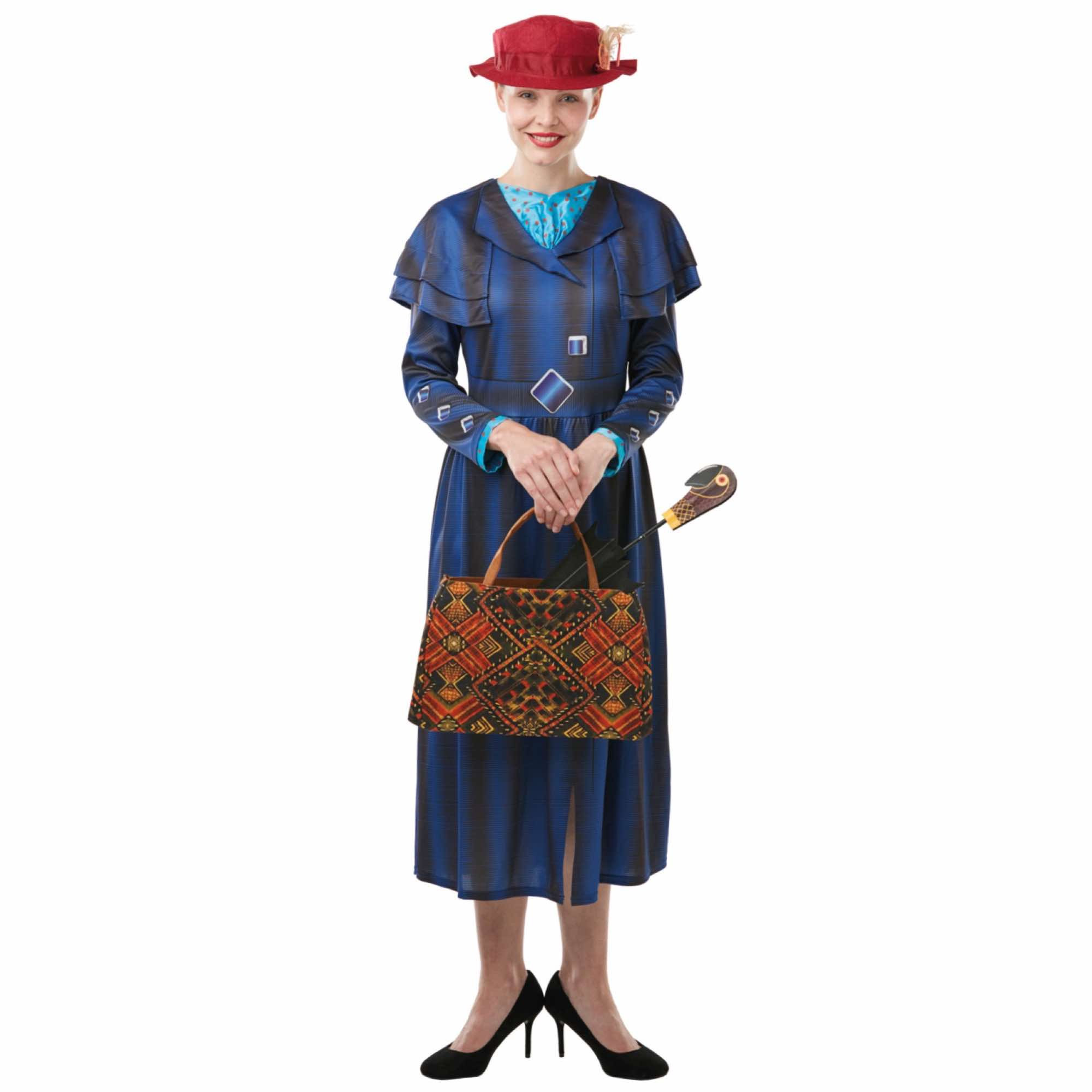 Mary Poppins Returns Deluxe Disney Movie Story Book Week Adult Womens Costume