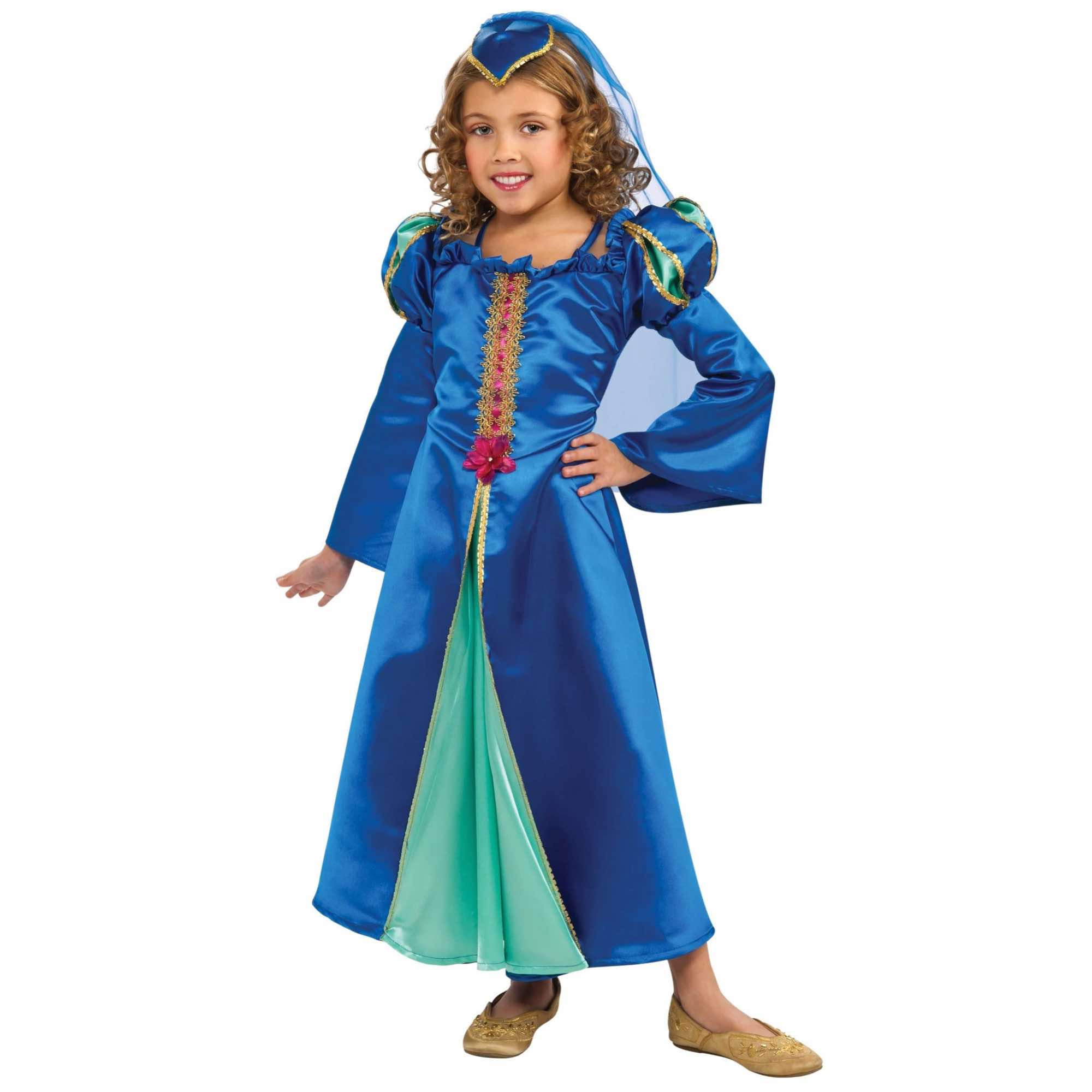 Renaissance Princess Medieval Maiden Lady Guinevere Book Week Girls Costume