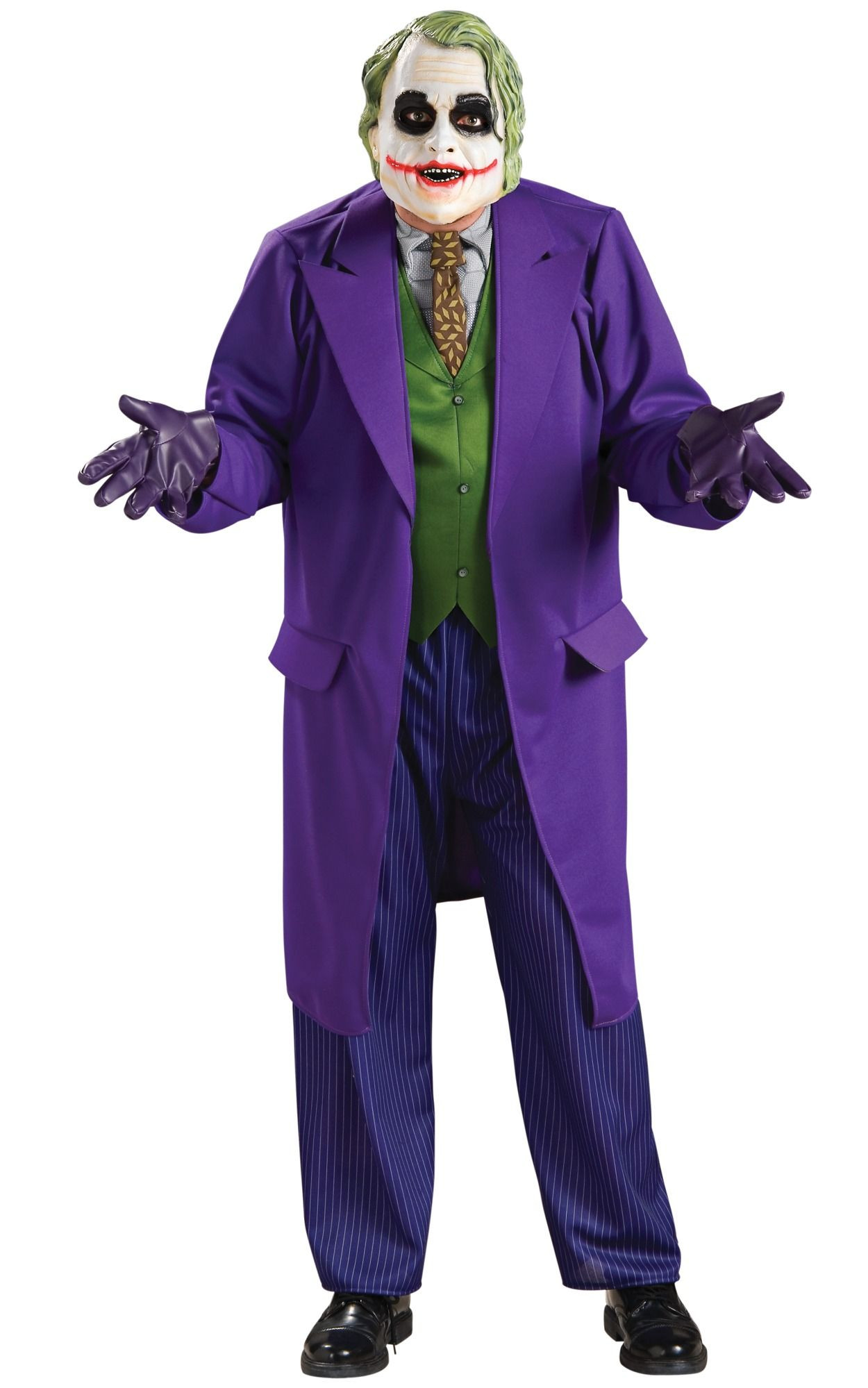 Joker Deluxe Supervillain Batman The Dark Knight Dress Up Mens Costume