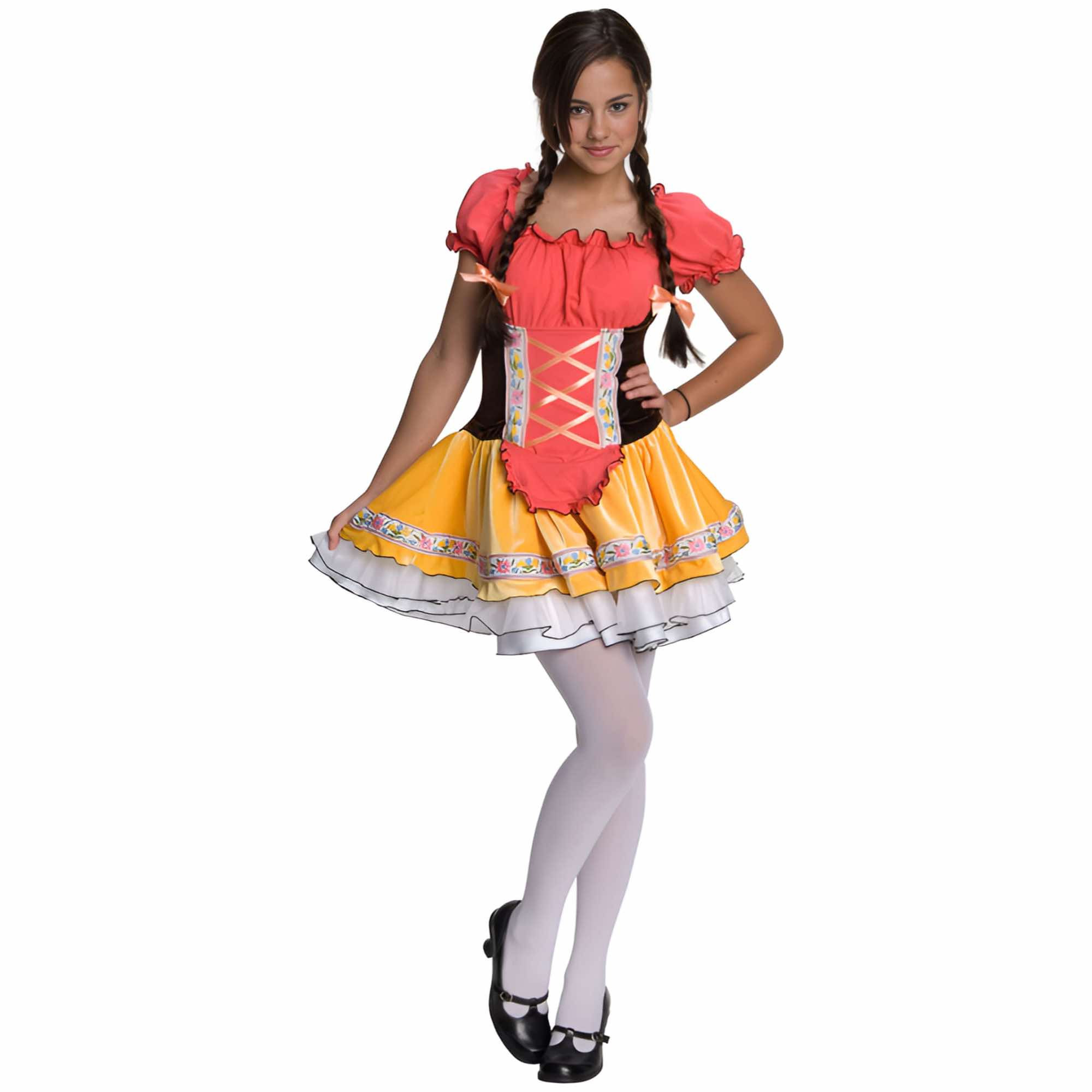 Swiss Bavarian Beer Oktoberfest Dress Up Girls Costume