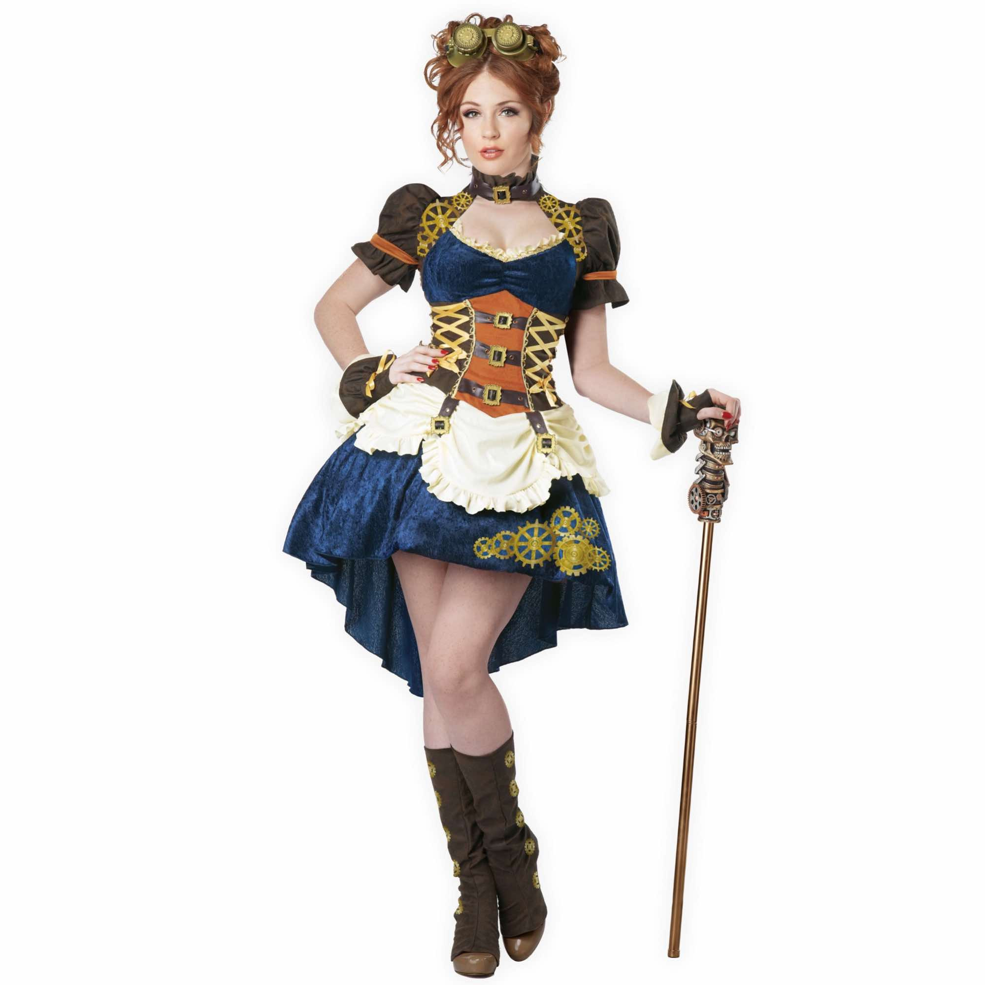 Steampunk Fantasy Victorian Western 19th Science Fiction Womens Costume