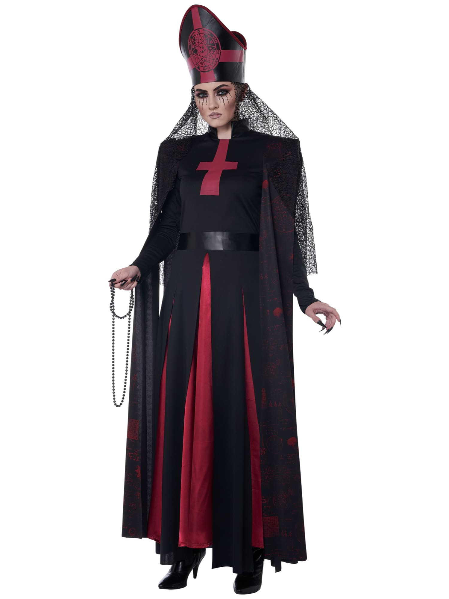 Occult Priestess Dark Cult Womens Costume