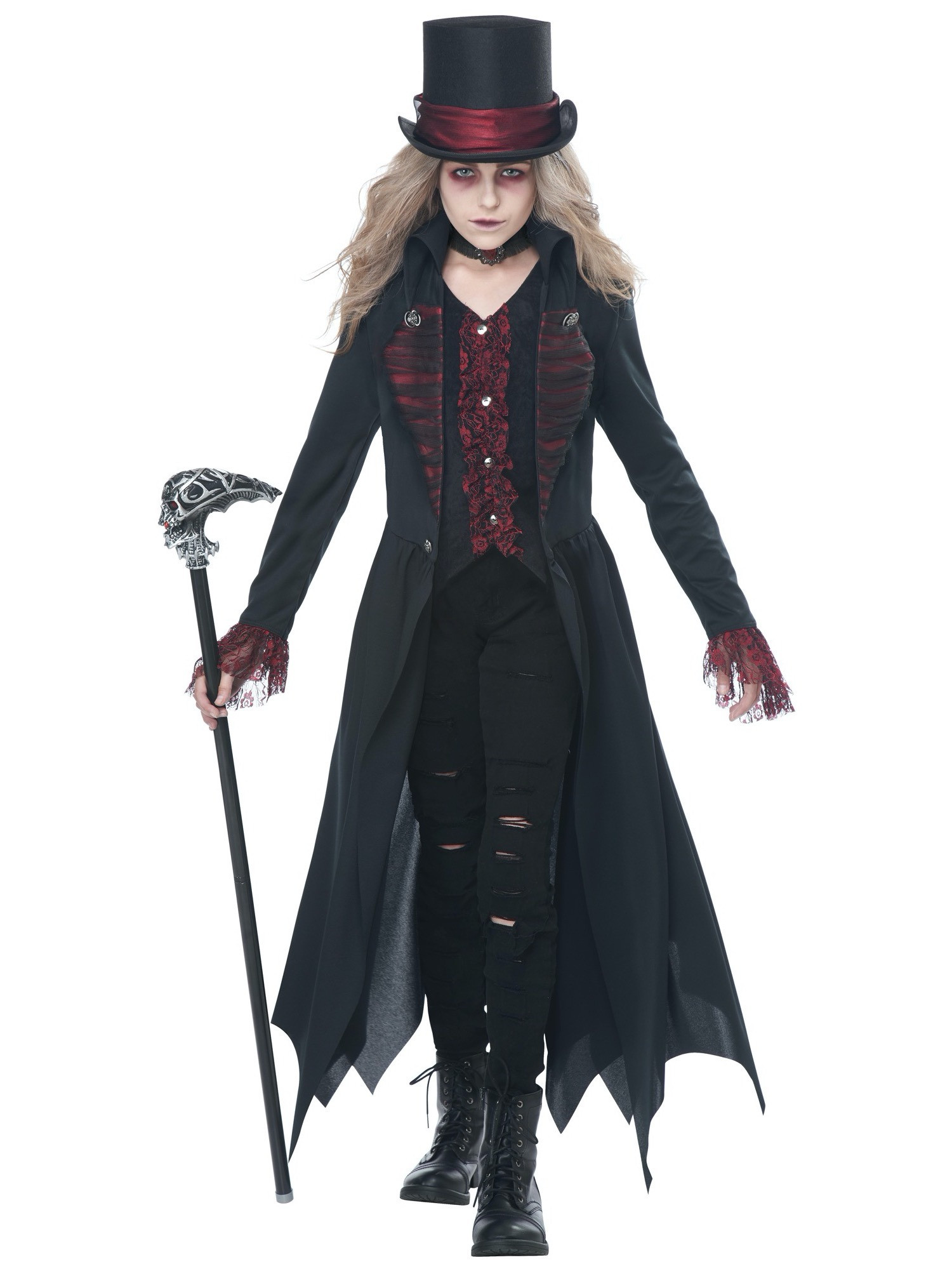 Gothic Vampiress Vampire Twilight Dracula Medieval Halloween Child Girls Costume