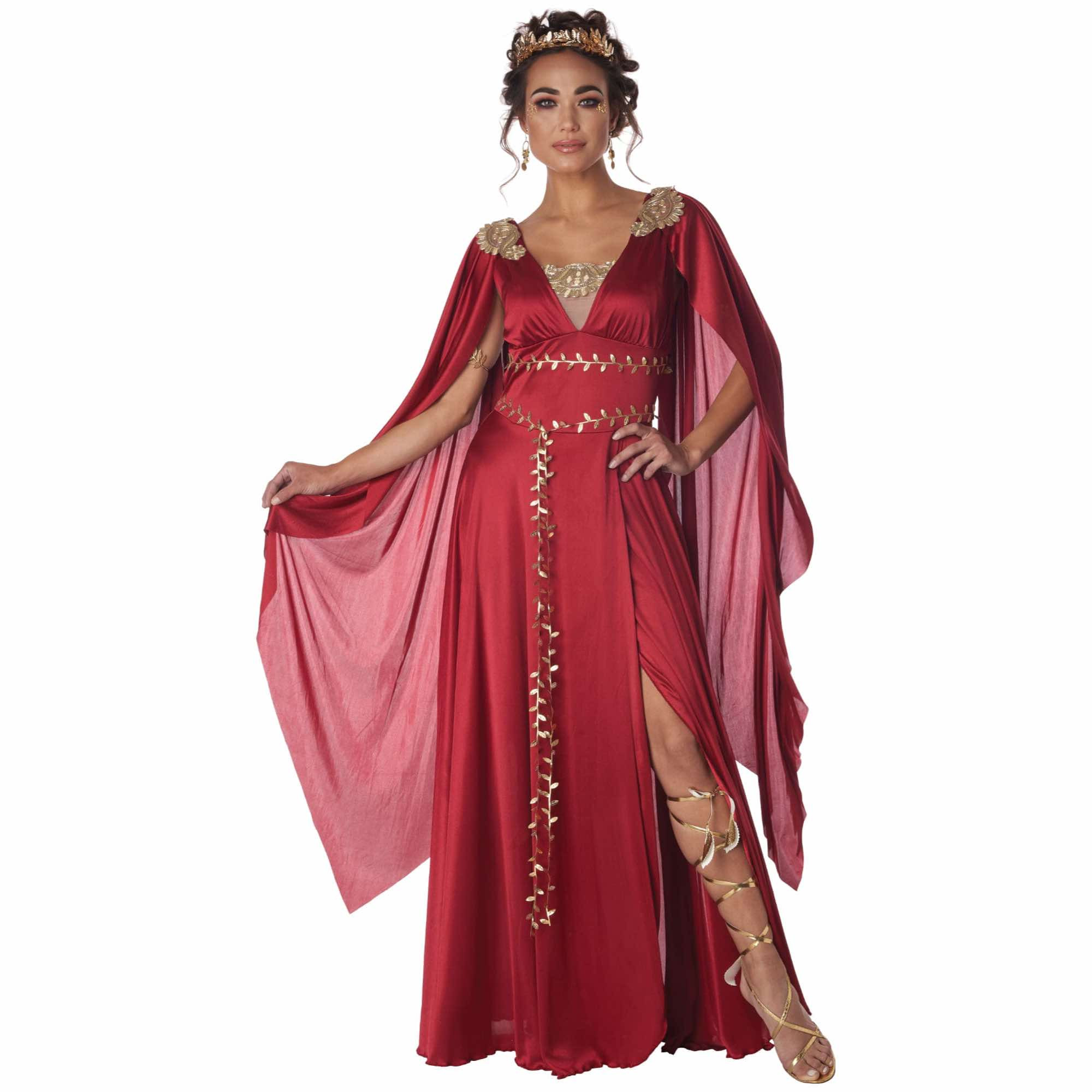 Roman Goddess Greek Helen Of Troy Sparta Trojan Ancient Adult Womens Costume