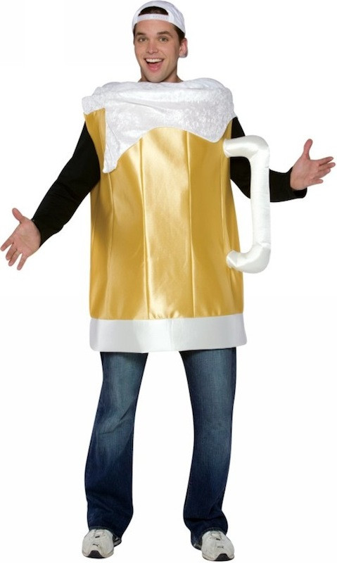 Beer Mug Drinks Oktoberfest Stag Do Bucks Night Party Dress Up Mens Costume OS