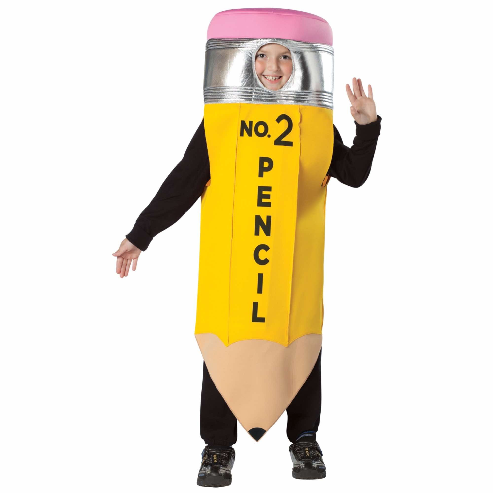 #2 Pencil HB No 2 Pencil School Supplies Stationary Book Week Boys Costume 7-10
