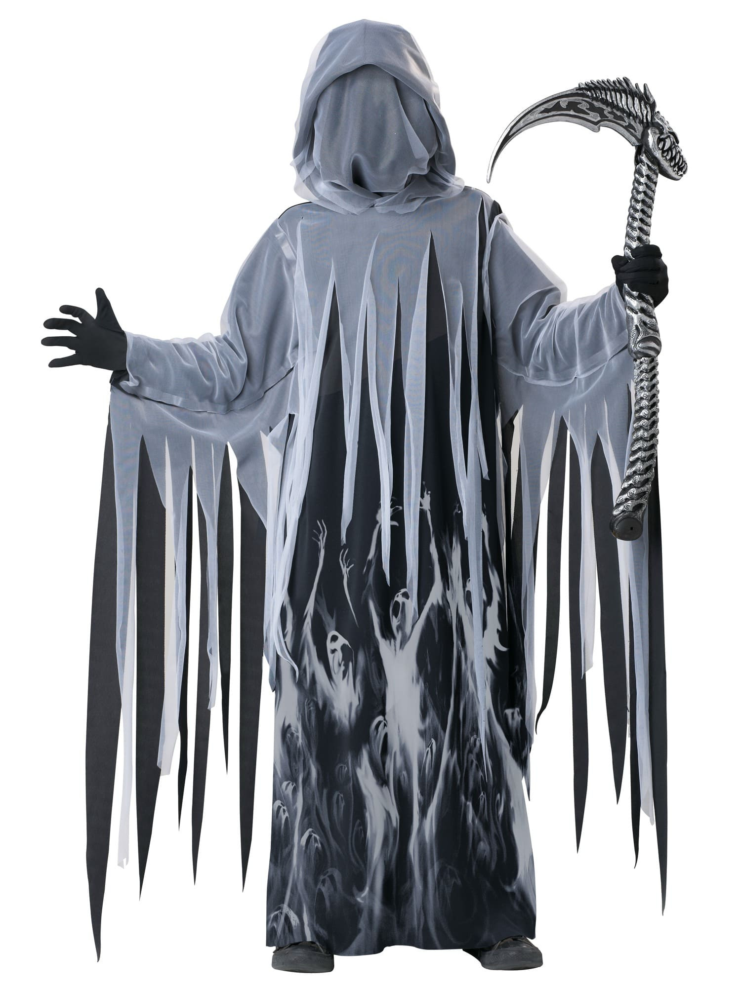 Soul Taker Grim Reaper Ghost Spirit Death Horror Halloween Boys Costume