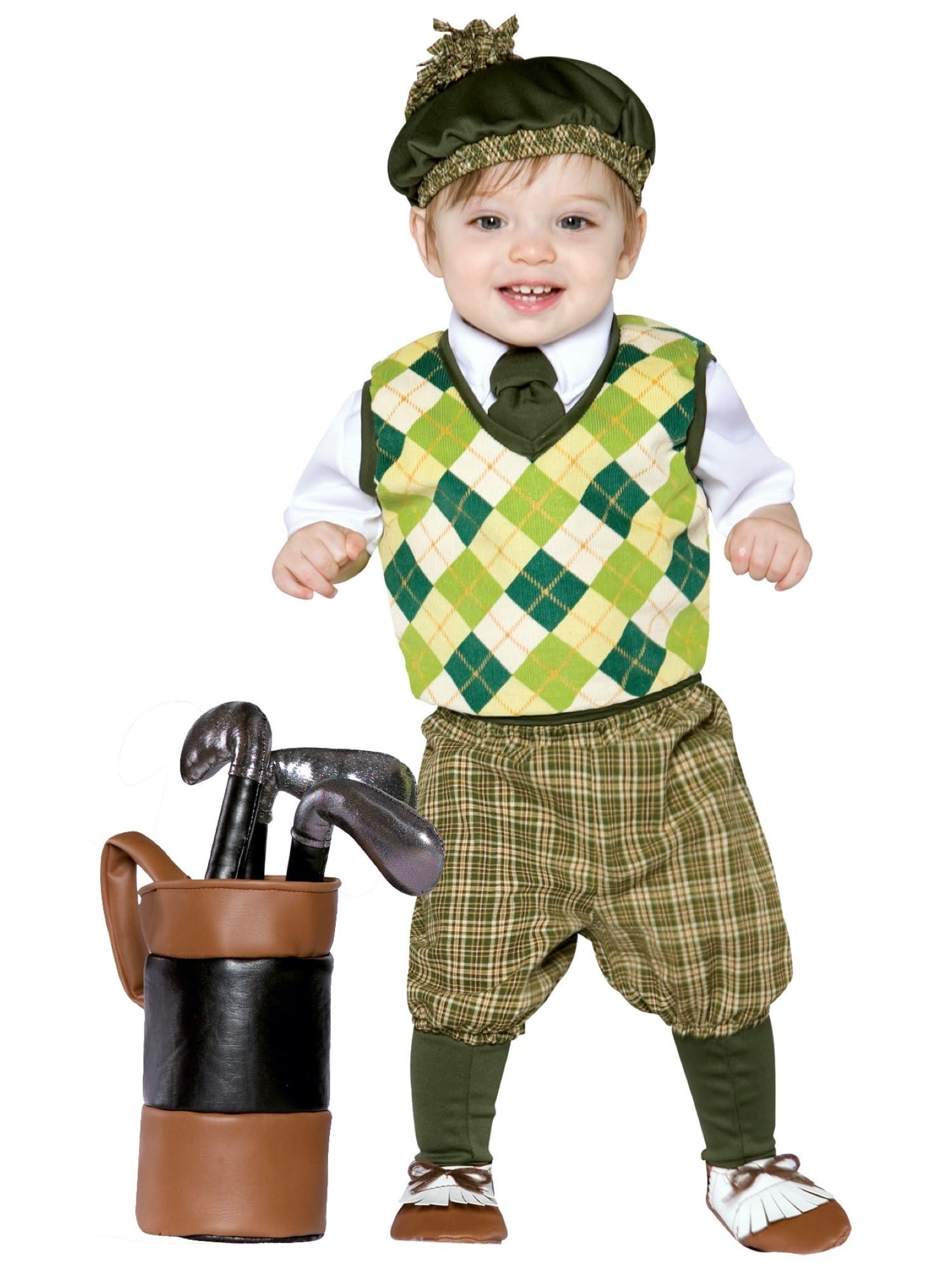 Future Golfer 1920s Olden Time Golf Sport Book Week Child Boys Costume 4-6X