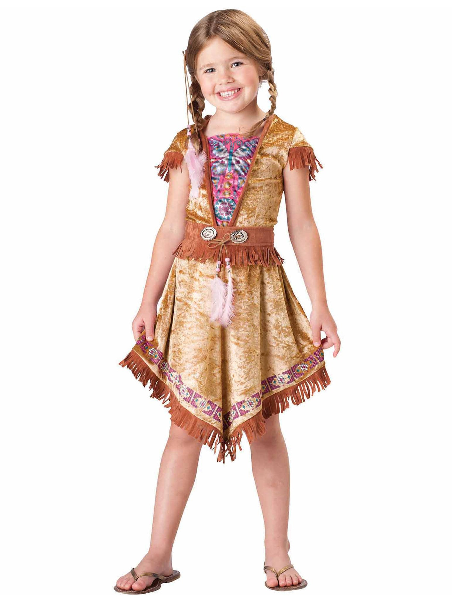 Indian Maiden Pocahontas Native American Book Week Dress Up Girls Costume