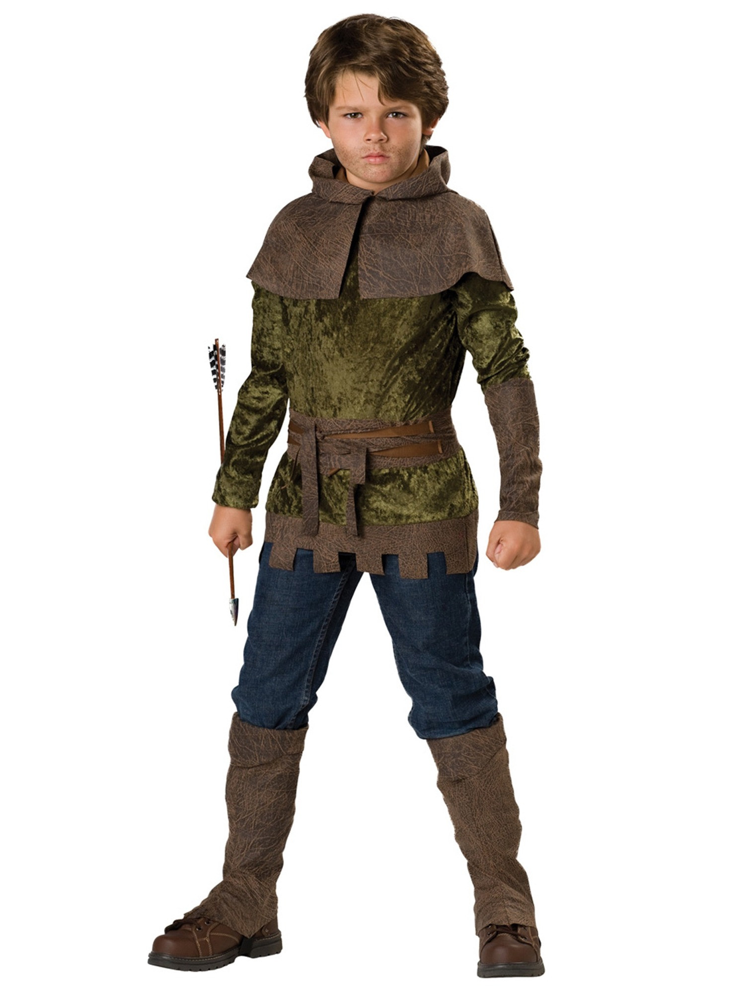 Robin Hood of Nottingham Renaissance Medieval Story Boon Week Boys Costume