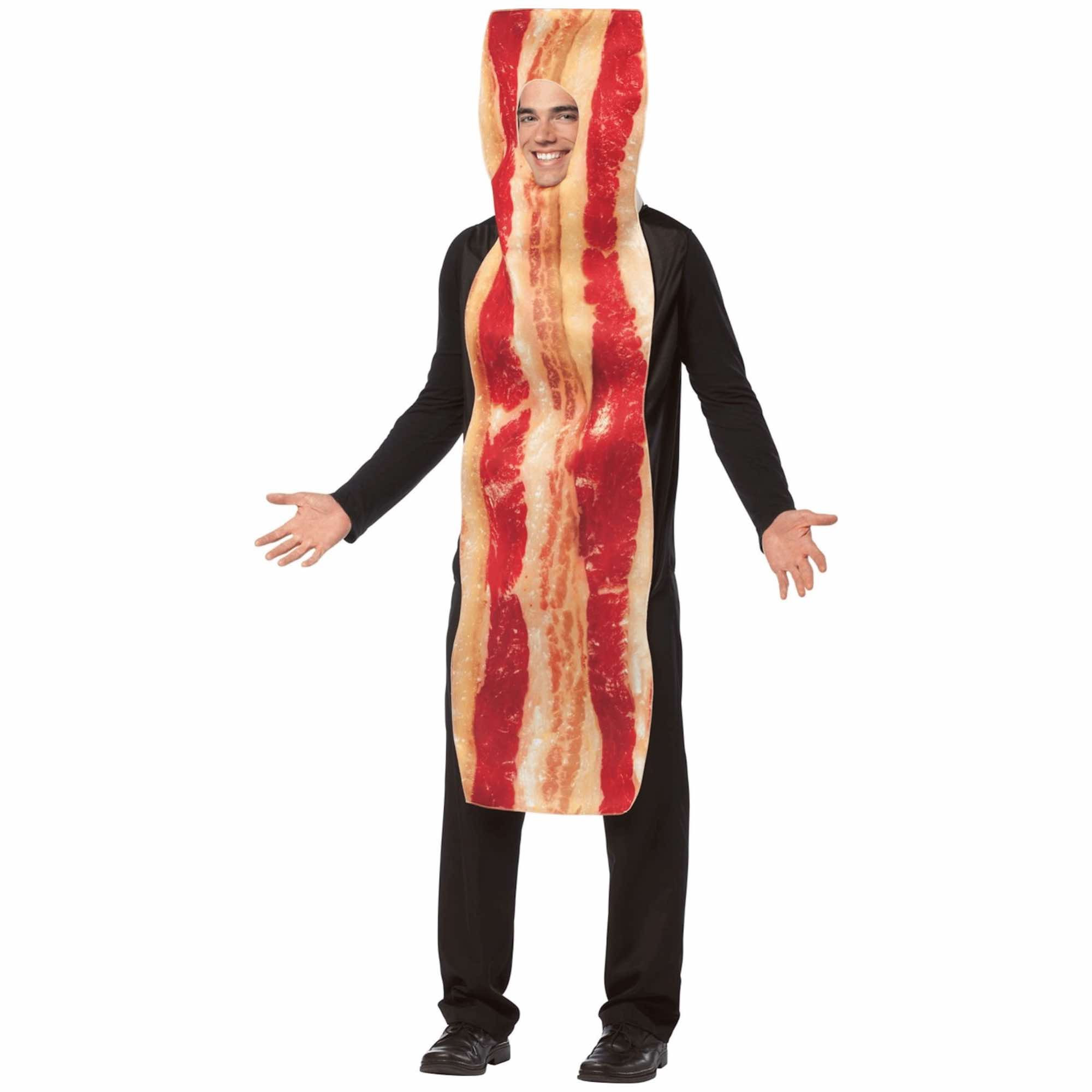 Bacon Slice Breaksfast Food Funny Party Adult Unisex Womens Mens Costume