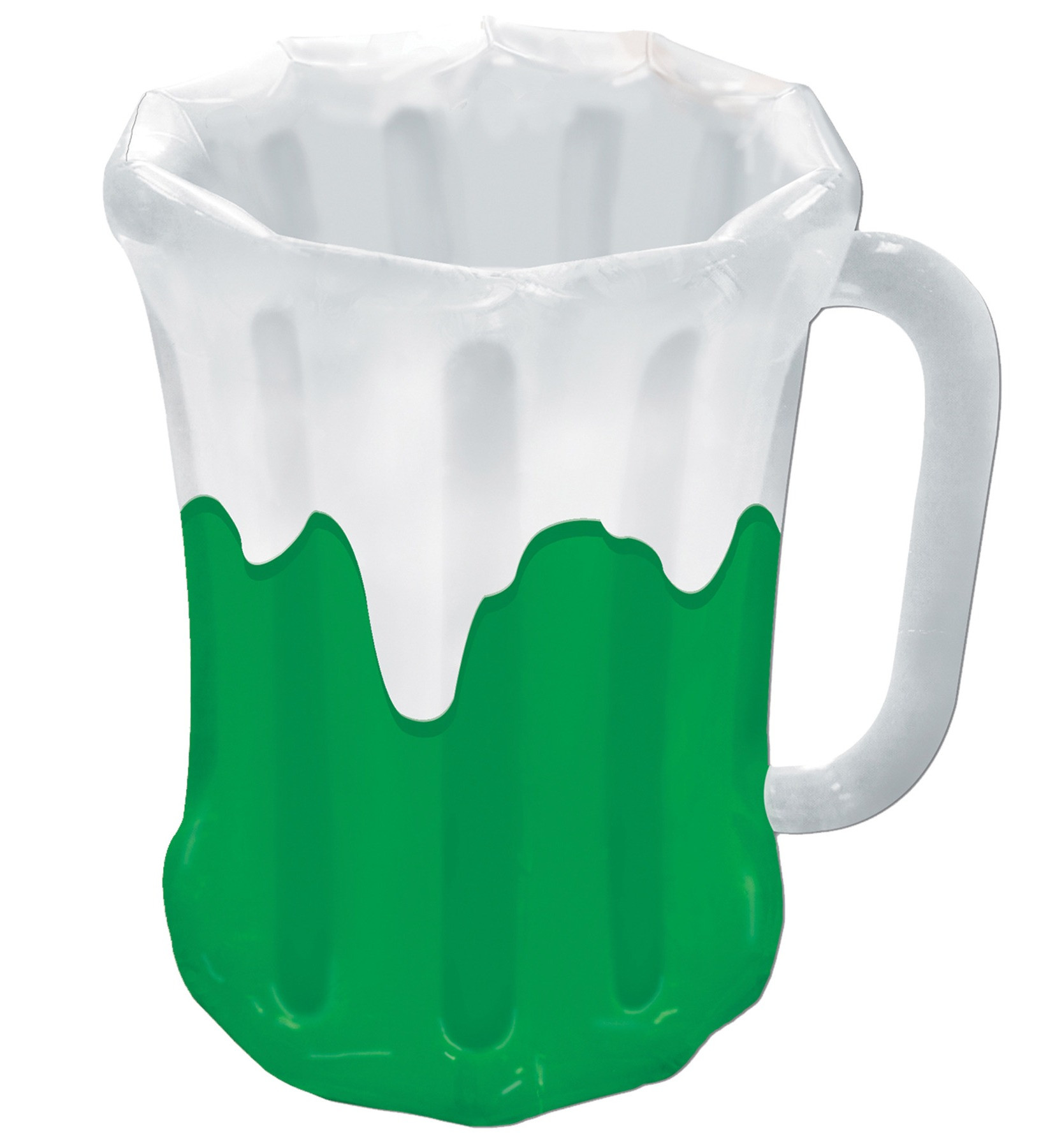 Beer Mug Green St Patricks Day Beach Party Inflatable Beer Drinks Ice Cooler