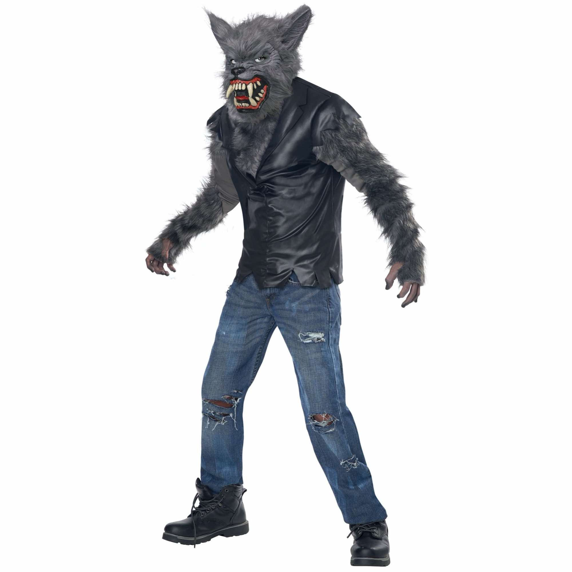 Full Moon Fury Werewolf Wolf Monster Lycan Horror Halloween Child Boys Costume