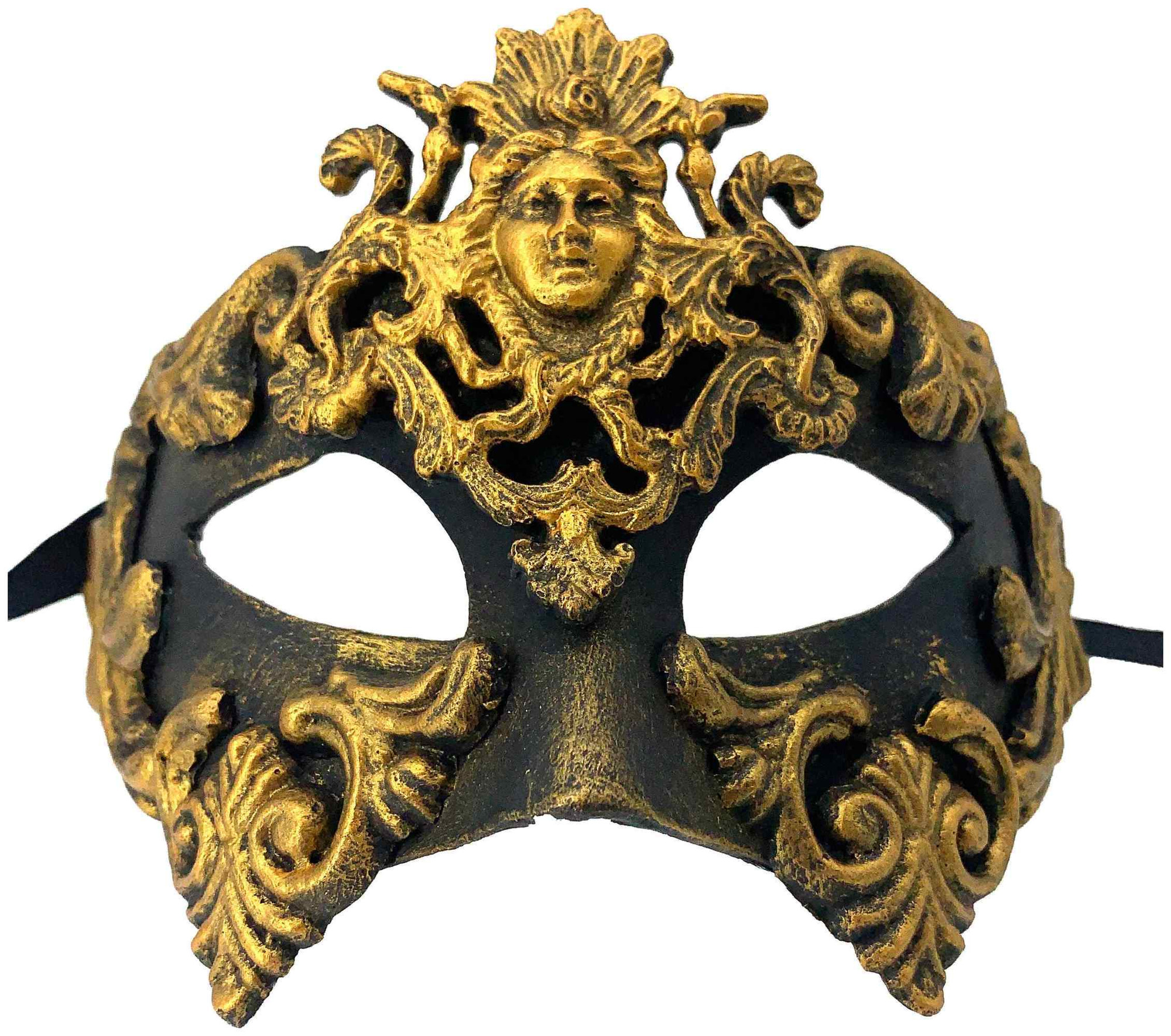 Colombina Barocco Dama Bronze Venetian Italian Made Masquerade Womens Mens Mask