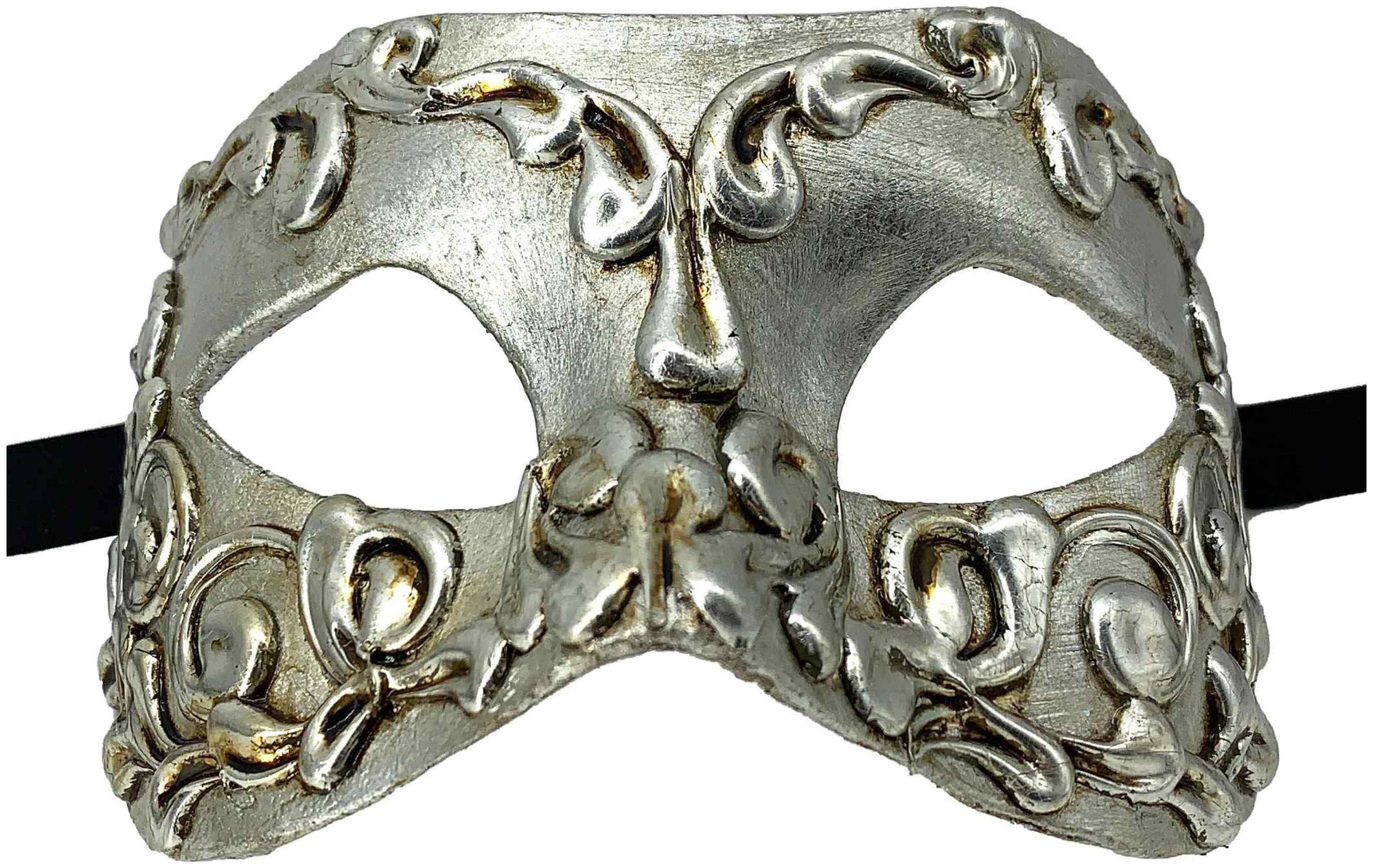 Colombina Stucchi Silver Venetian Italian Made Masquerade Womens Mens Mask